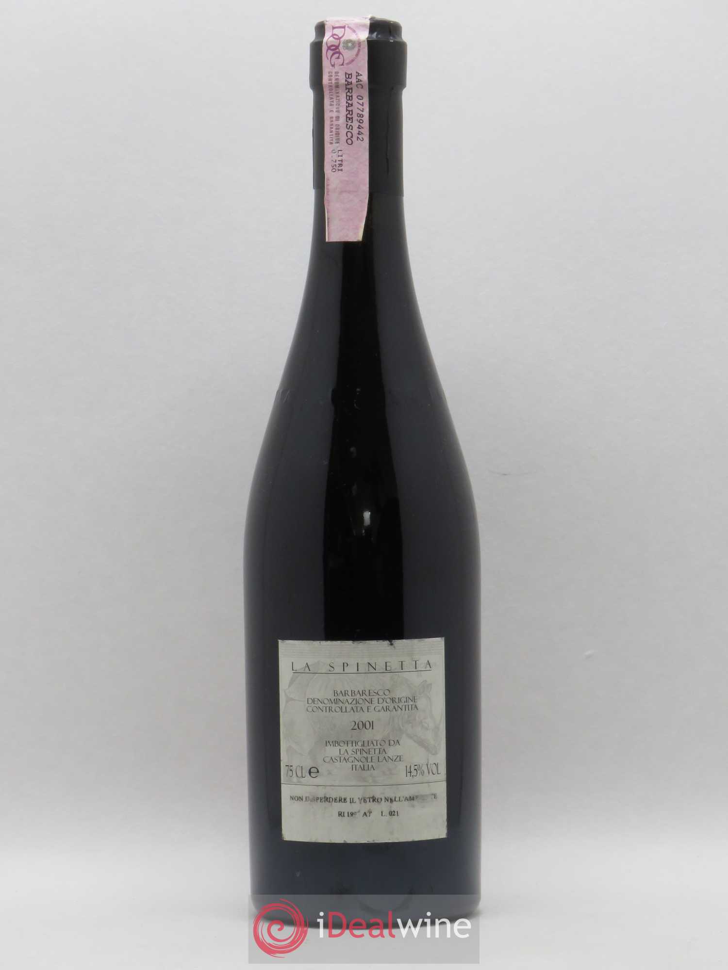 Barbaresco DOCG Starderi Vursu La Spinetta - Giorgio Rivetti  (sans prix de réserve) 2001 - Lot de 1 bouteille - 1