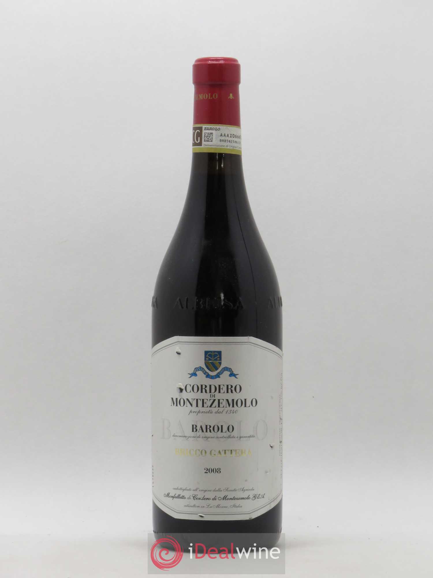 Barolo DOCG Bricco Gattera Cordero di Montezemolo (sans prix de réserve) 2008 - Lot de 1 bouteille - 0