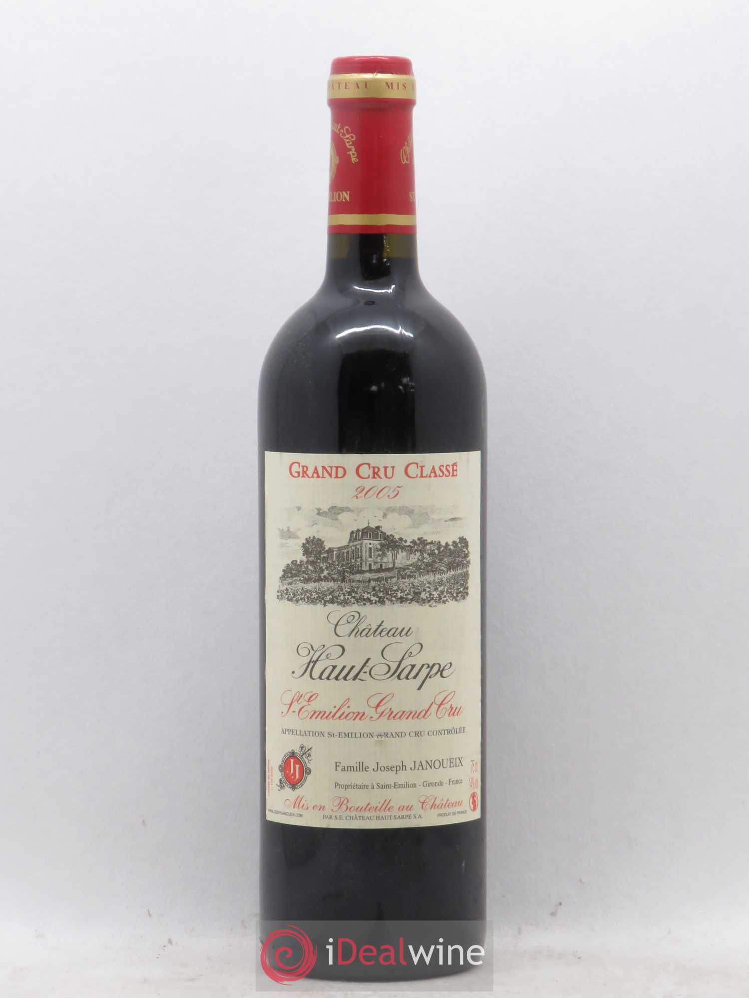 Château Haut Sarpe Grand Cru Classé  (sans prix de réserve) 2005 - Lot de 1 bouteille - 0