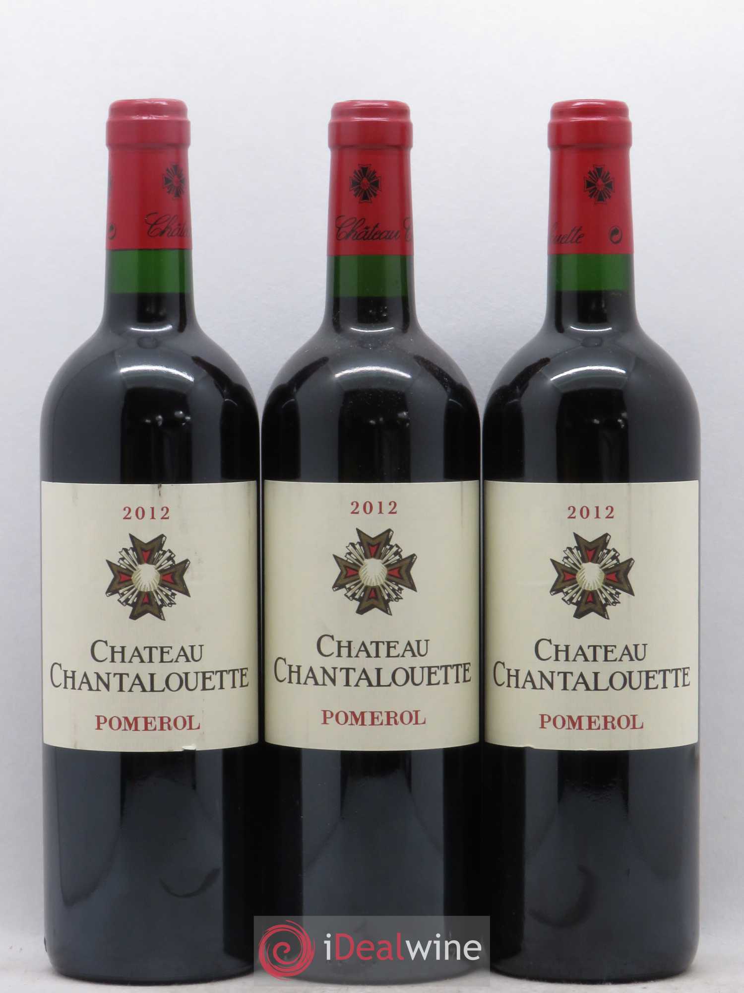 Pomerol Chateau Chantalouette (sans prix de réserve) 2012 - Lot de 6 bouteilles - 1