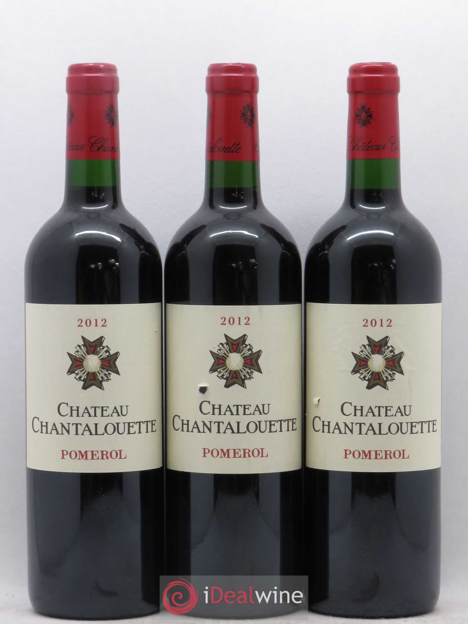 Pomerol Chateau Chantalouette (sans prix de réserve) 2012 - Lot de 6 bouteilles - 2