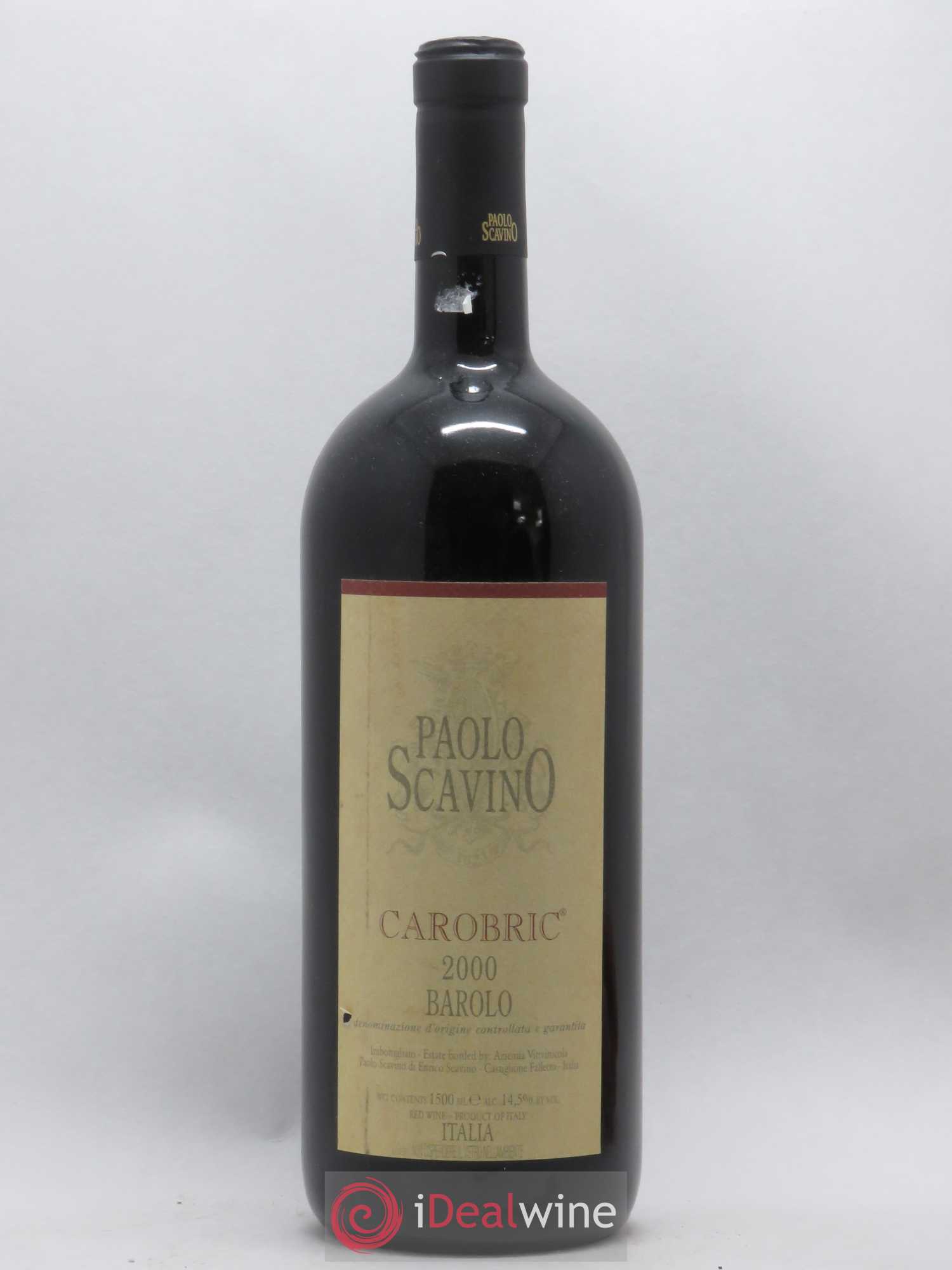 Barolo DOCG Carobric Paolo Scavino (sans prix de réserve) 2000 - Lot de 1 magnum - 0