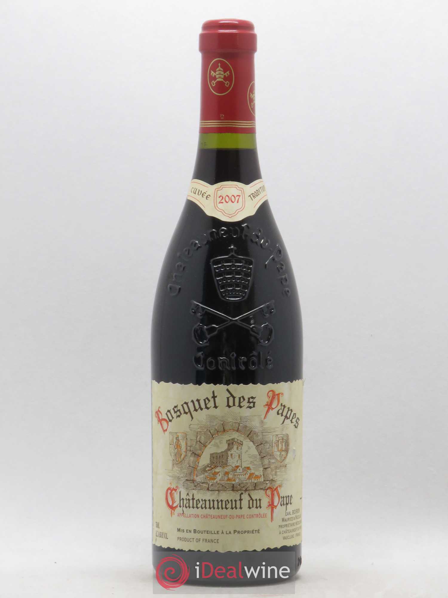 Châteauneuf-du-Pape Bosquet des Papes Famille Boiron  (senza prezzo di riserva) 2007 - Lotto di 1 bottiglia - 0