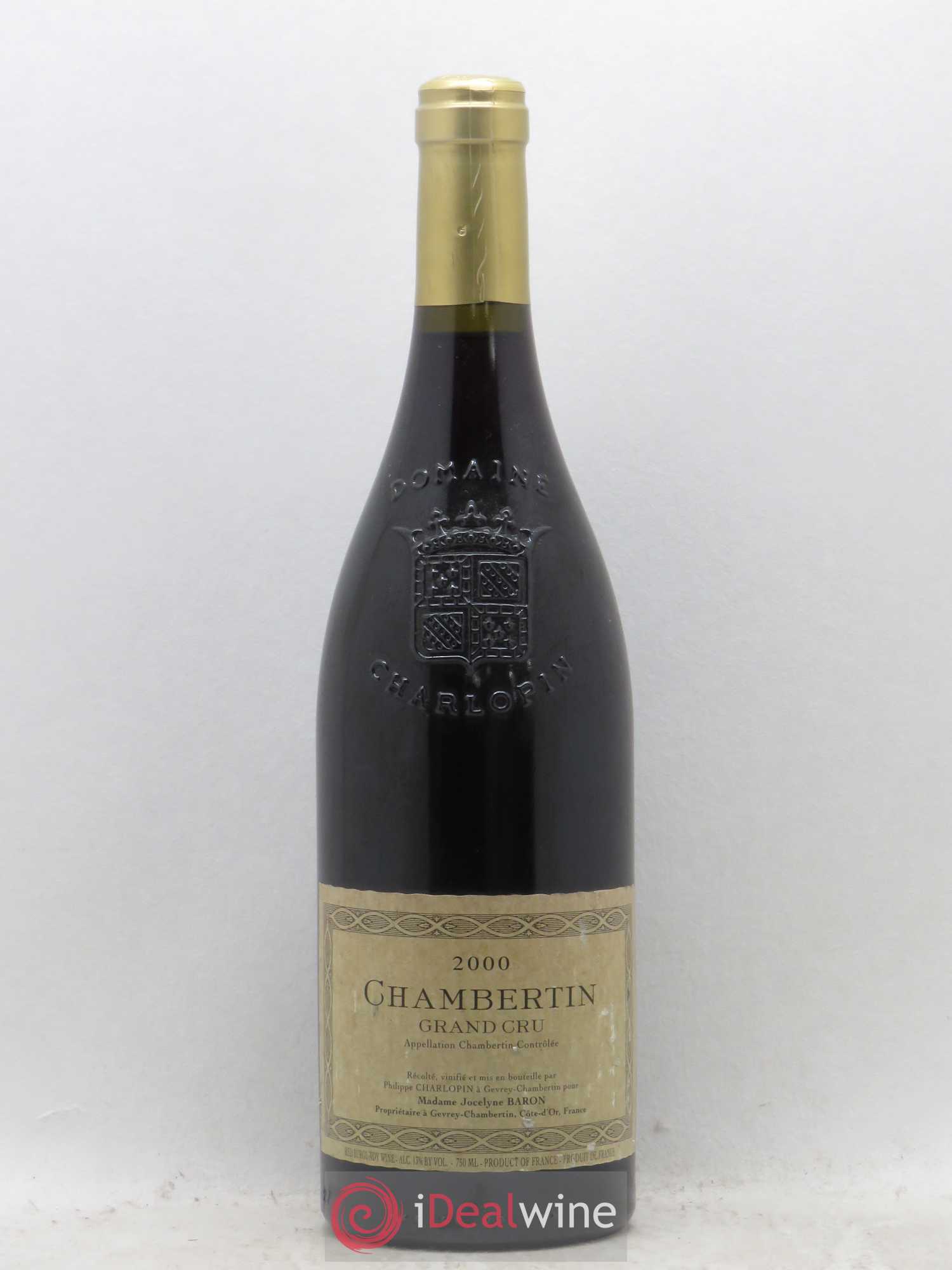 Chambertin Grand Cru Philippe Charlopin 2000 - Lot of 1 bottle - 0