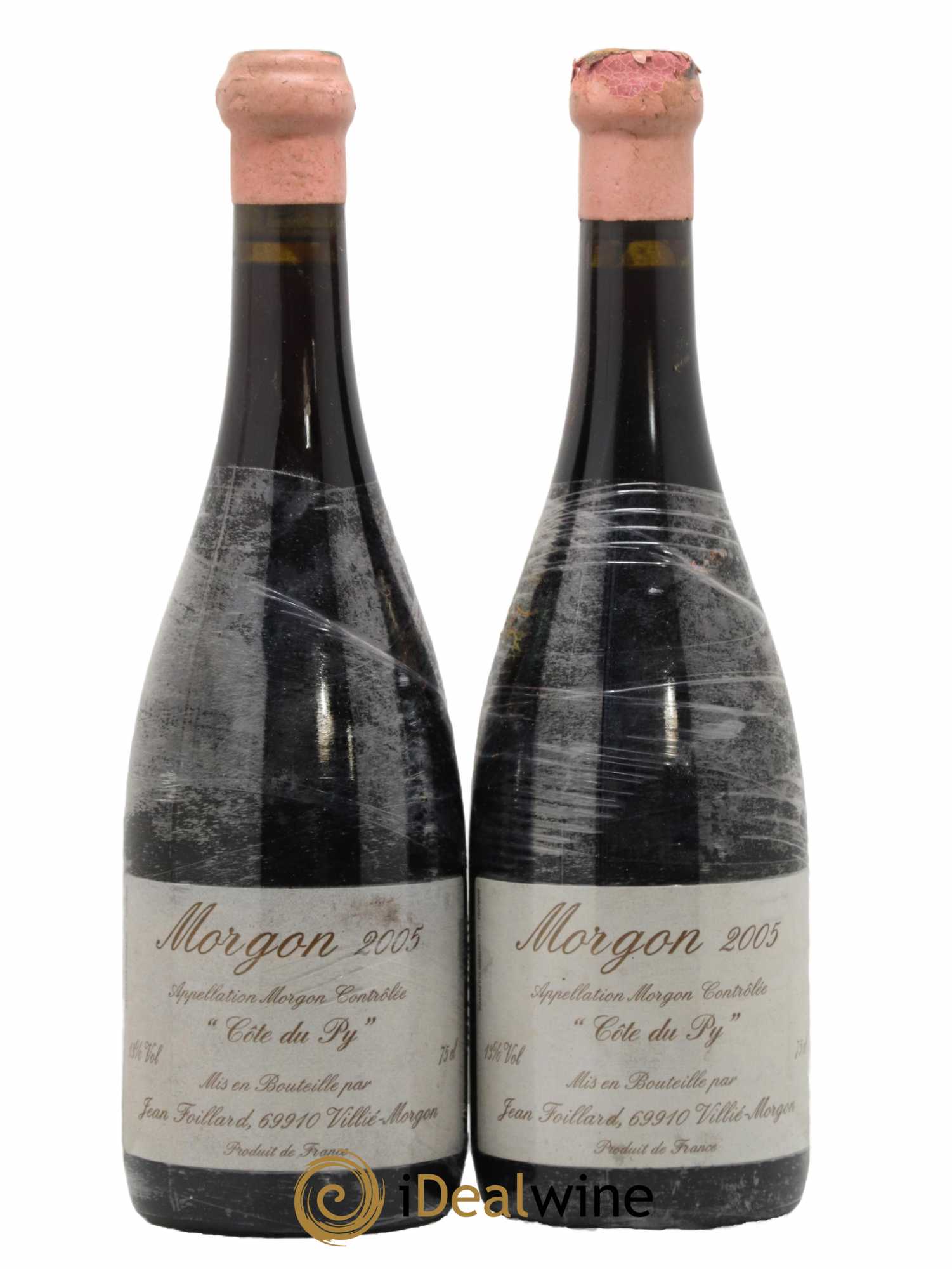 Morgon Côte du Py Jean Foillard 2005 - Lot of 2 bottles - 0