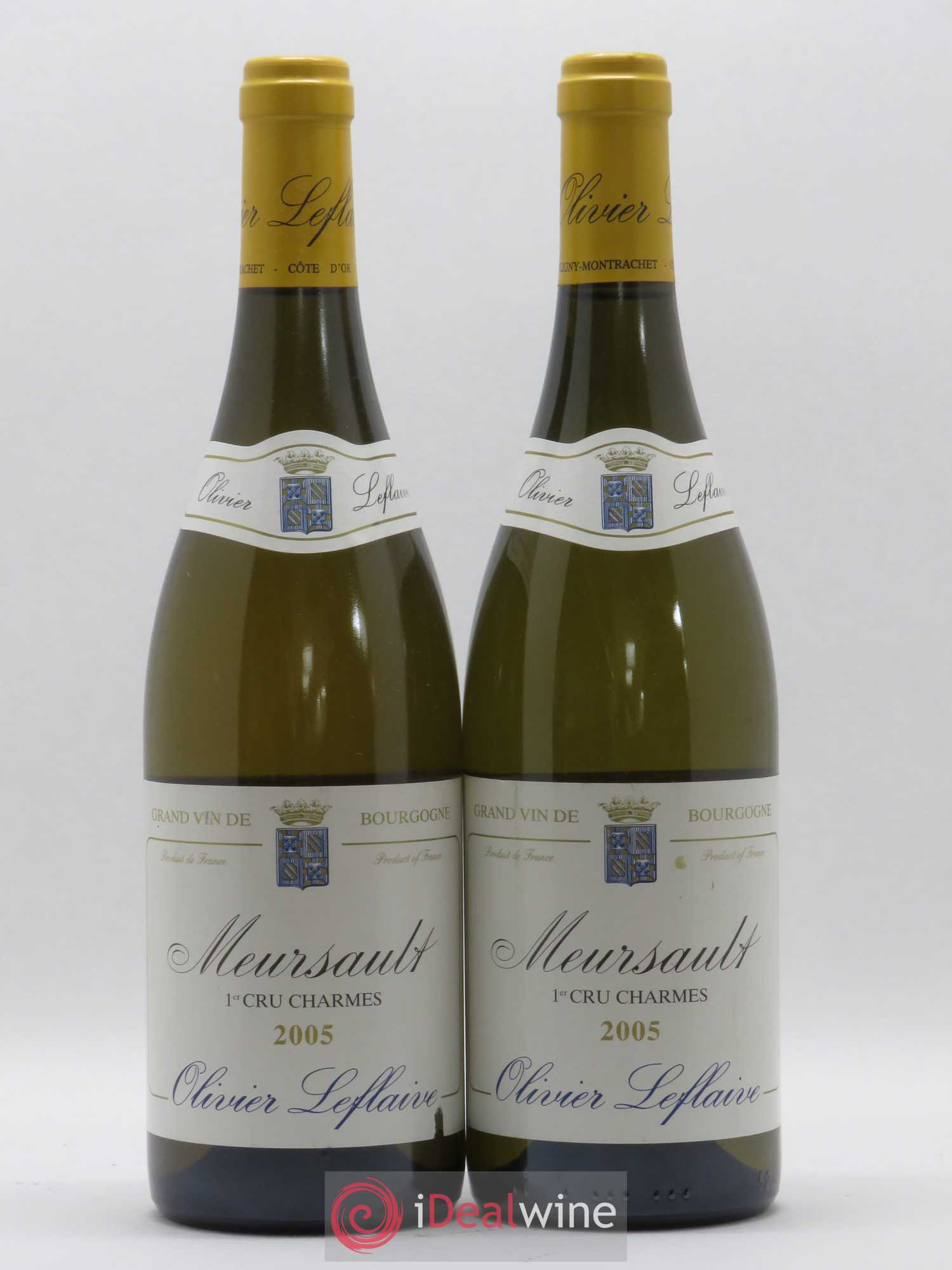 Meursault 1er Cru Charmes Olivier Leflaive 2005 - Lot de 2 bouteilles - 0