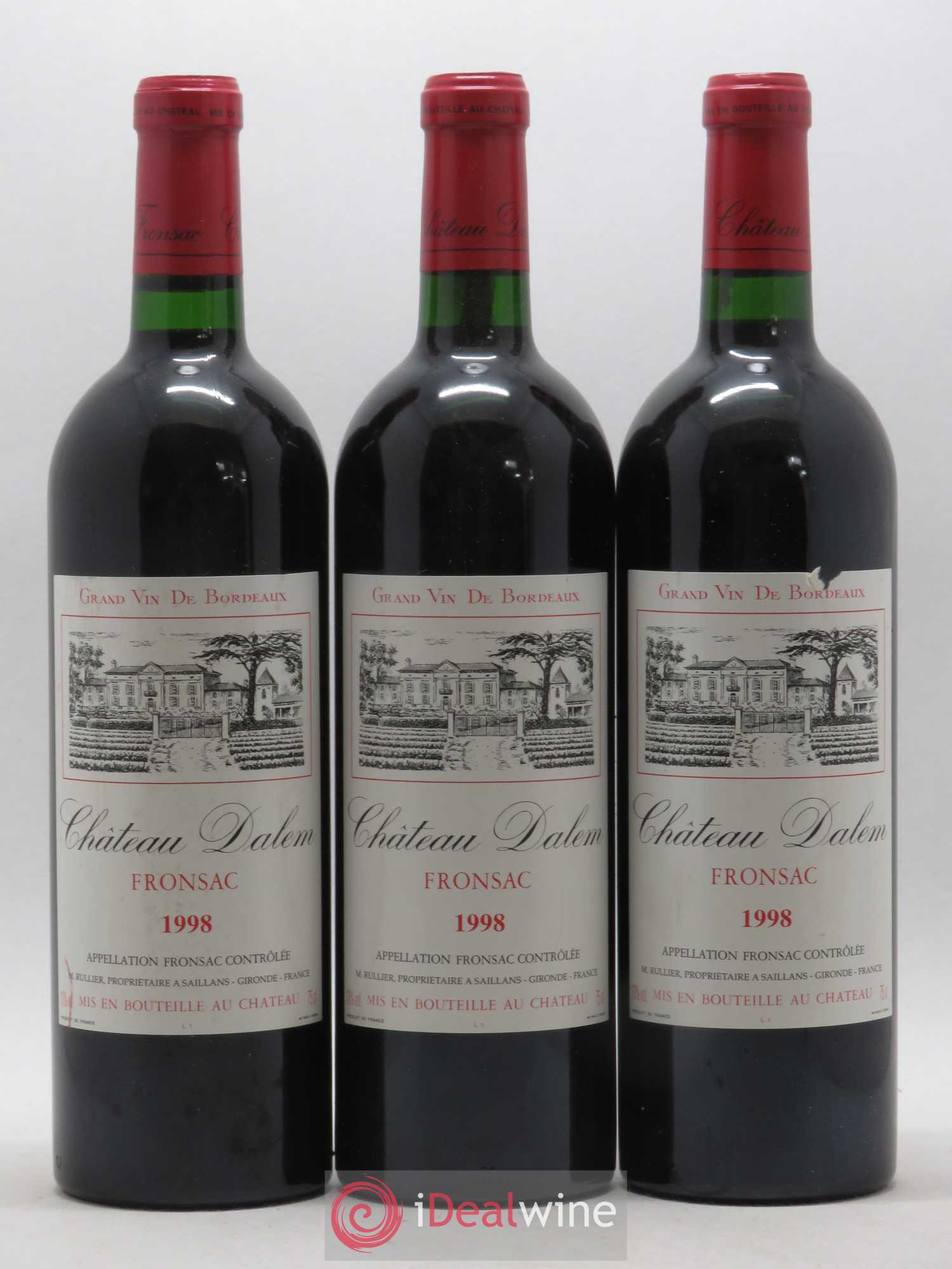 Château Dalem 1998 - Lot de 6 bouteilles - 2