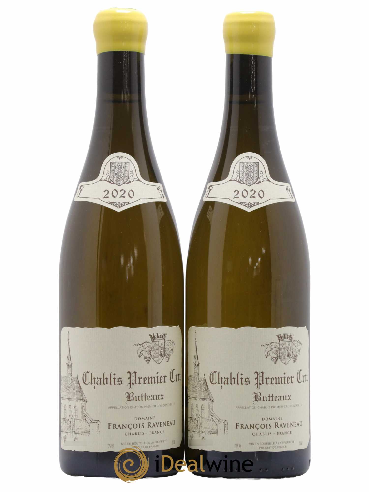 Chablis 1er Cru Butteaux Raveneau (Domaine) 2020 - Lot de 2 bouteilles - 0