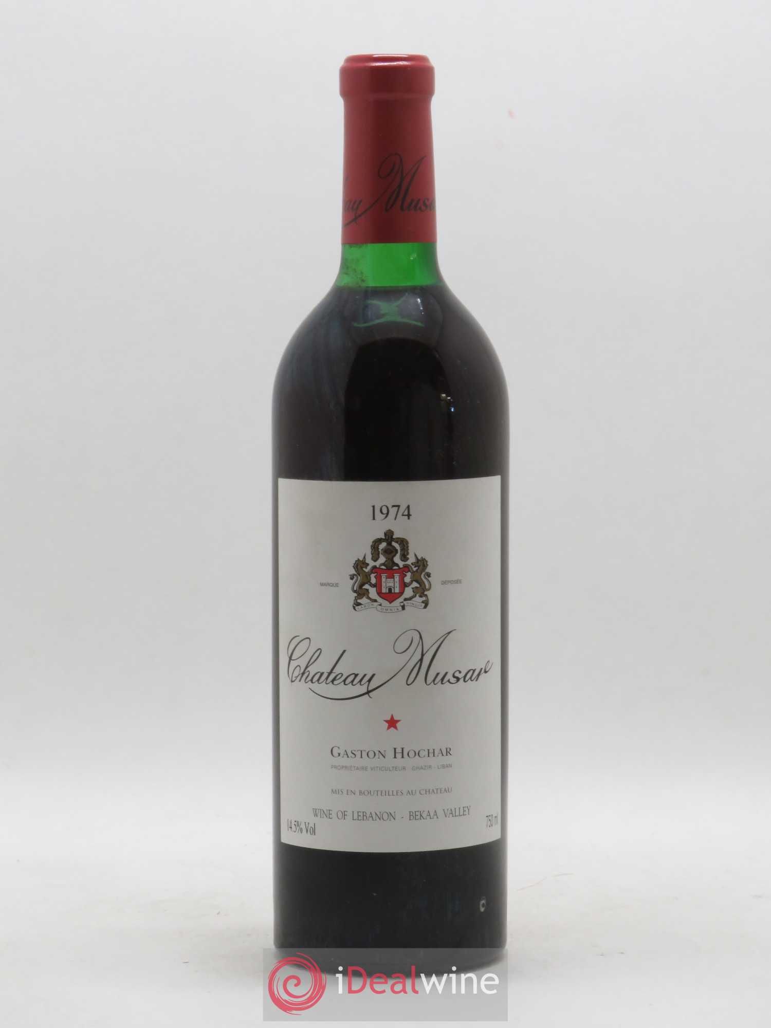 Château Musar Serge Hochar 1974 - Lot of 1 bottle - 0