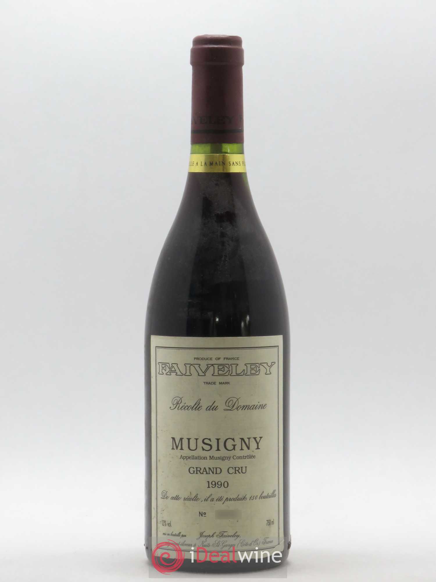 Musigny Grand Cru Faiveley 1990 - Lot de 1 bouteille - 0