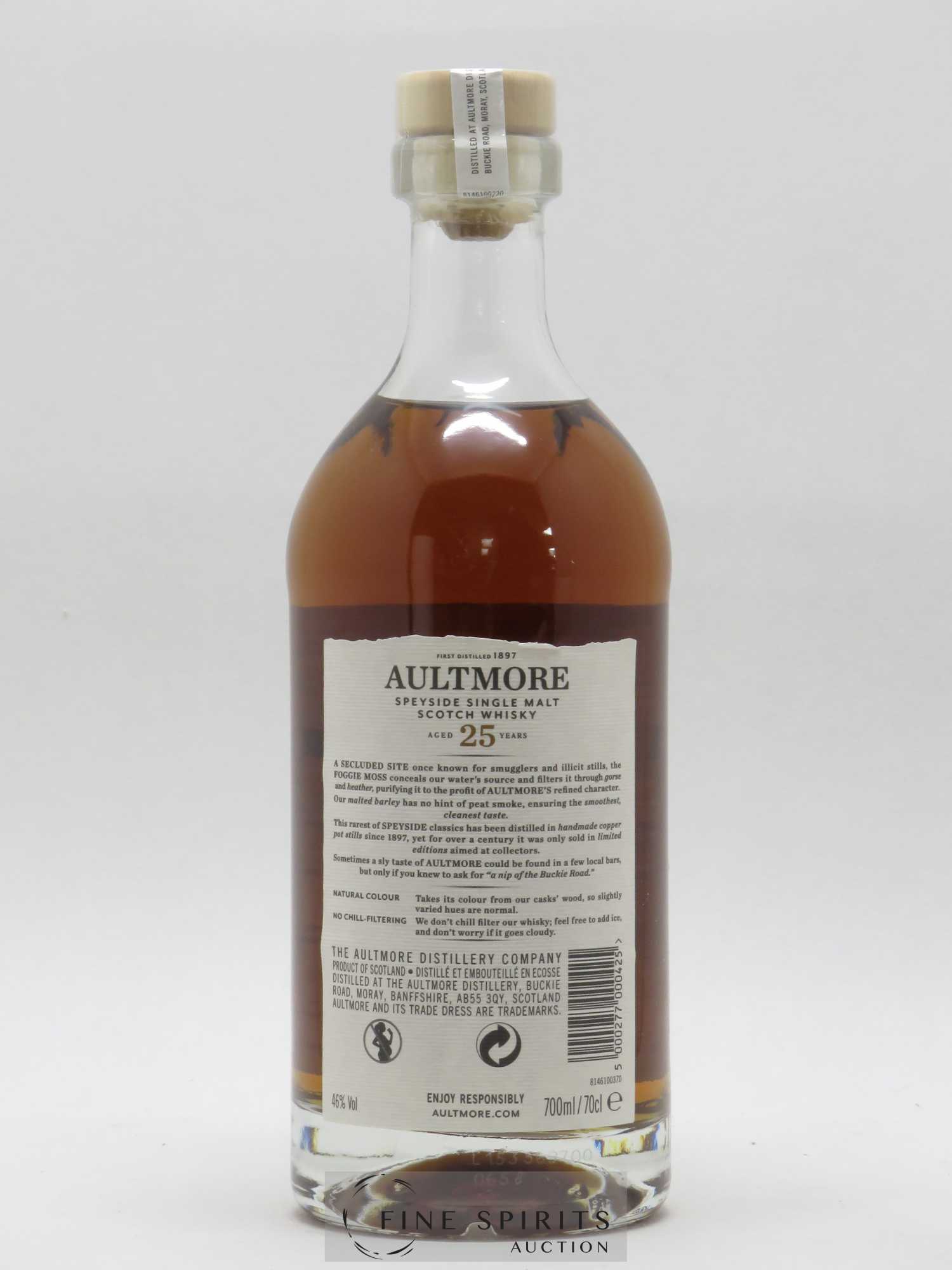 Aultmore 25 years Of. Foggie Moss Batch n° 0041 Limited Edition - Lot of 1 bottle - 2