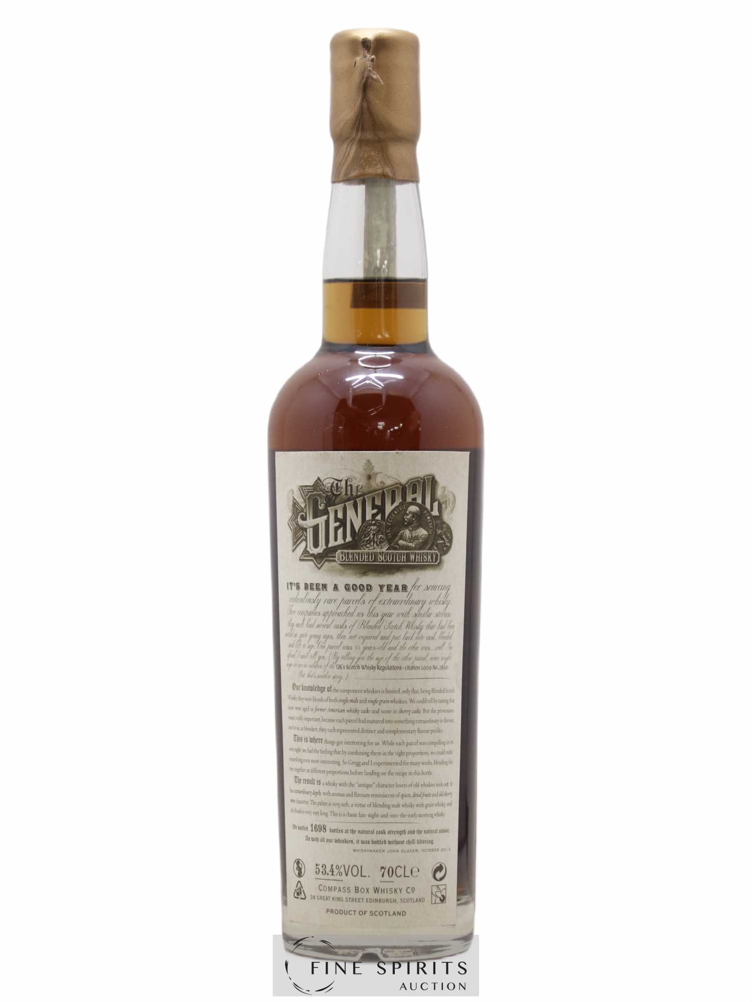 The General Compass Box One of 1698 - bottled 2013 Limited Release - Lot de 1 bouteille - 2