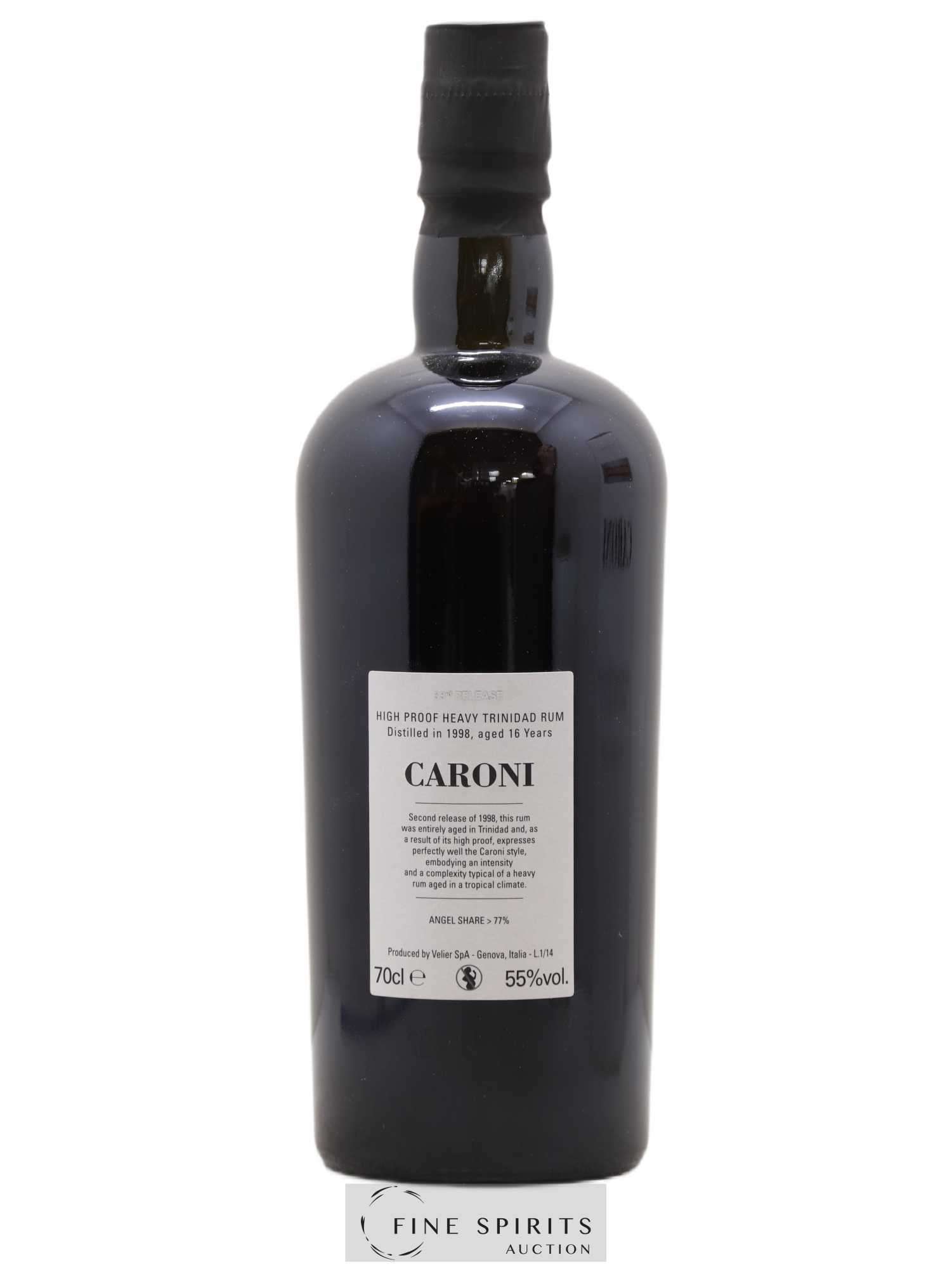 Caroni 16 years 1998 Velier No Smoking 33rd Release - One of 3850 - bottled 2014 - Lot of 1 bottle - 2