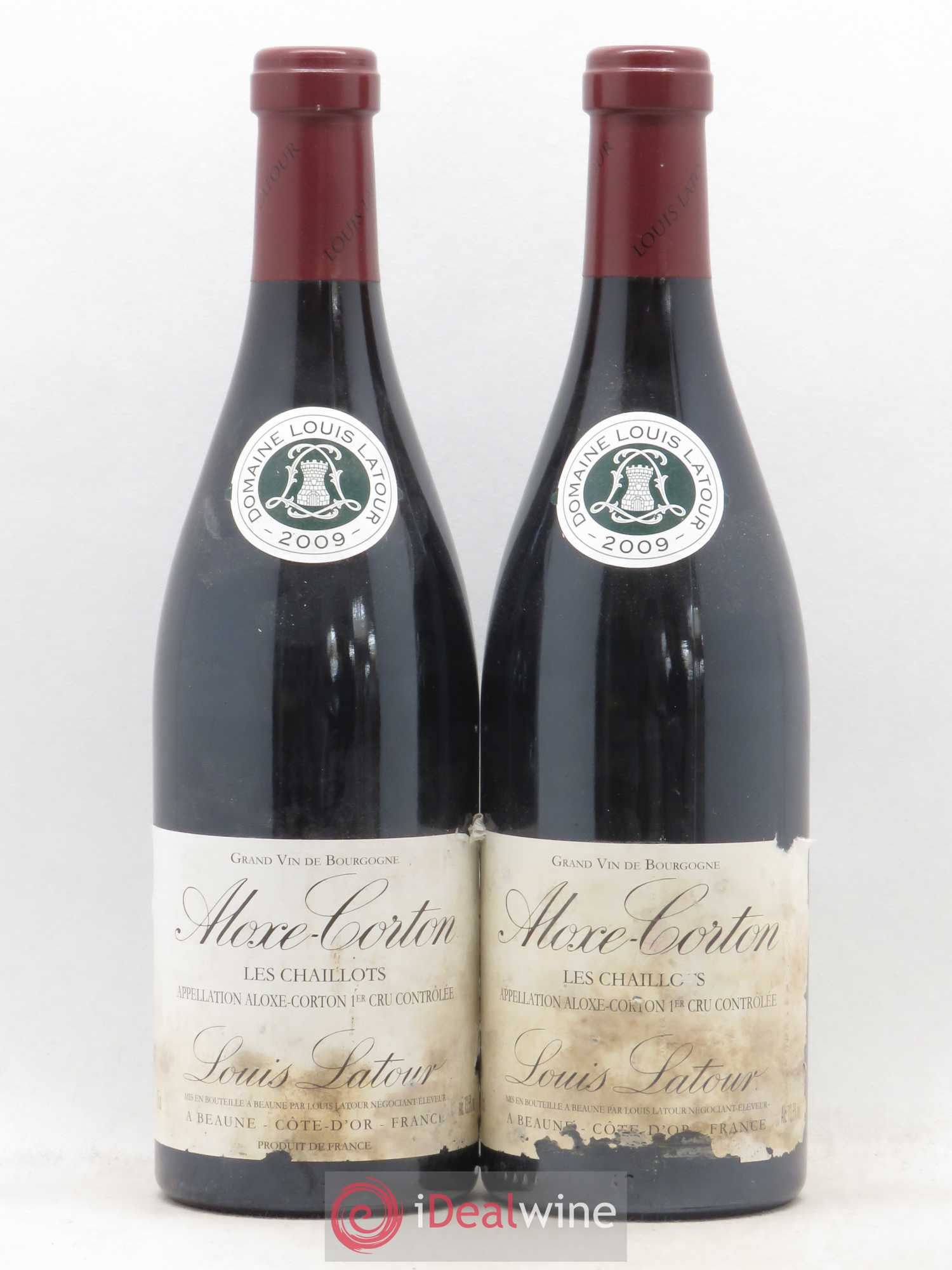 Aloxe-Corton 1er Cru Les Chaillots Louis Latour 2009 - Lot of 2 bottles - 0