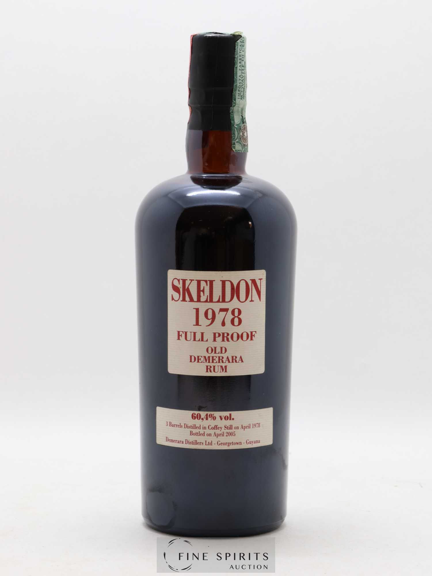 Skeldon 27 years 1978 Velier Full Proof Barrels SWR - bottled in 2005 - Lot of 1 bottle - 1