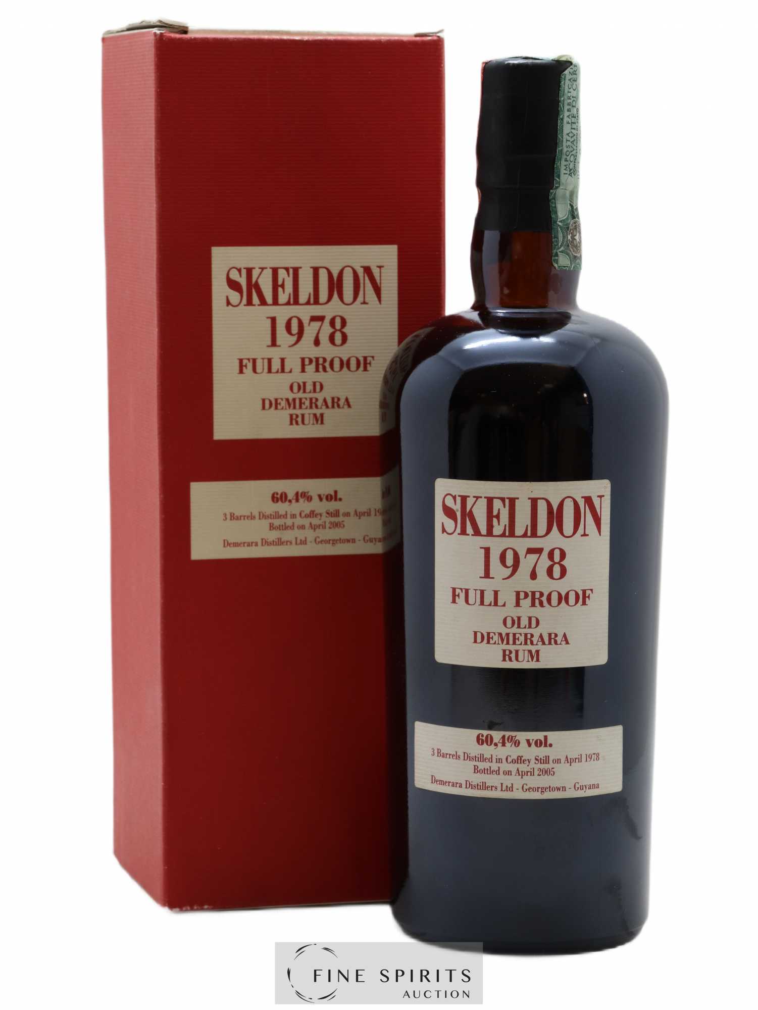 Skeldon 27 years 1978 Velier Full Proof Barrels SWR - bottled in 2005 - Lot of 1 bottle - 0