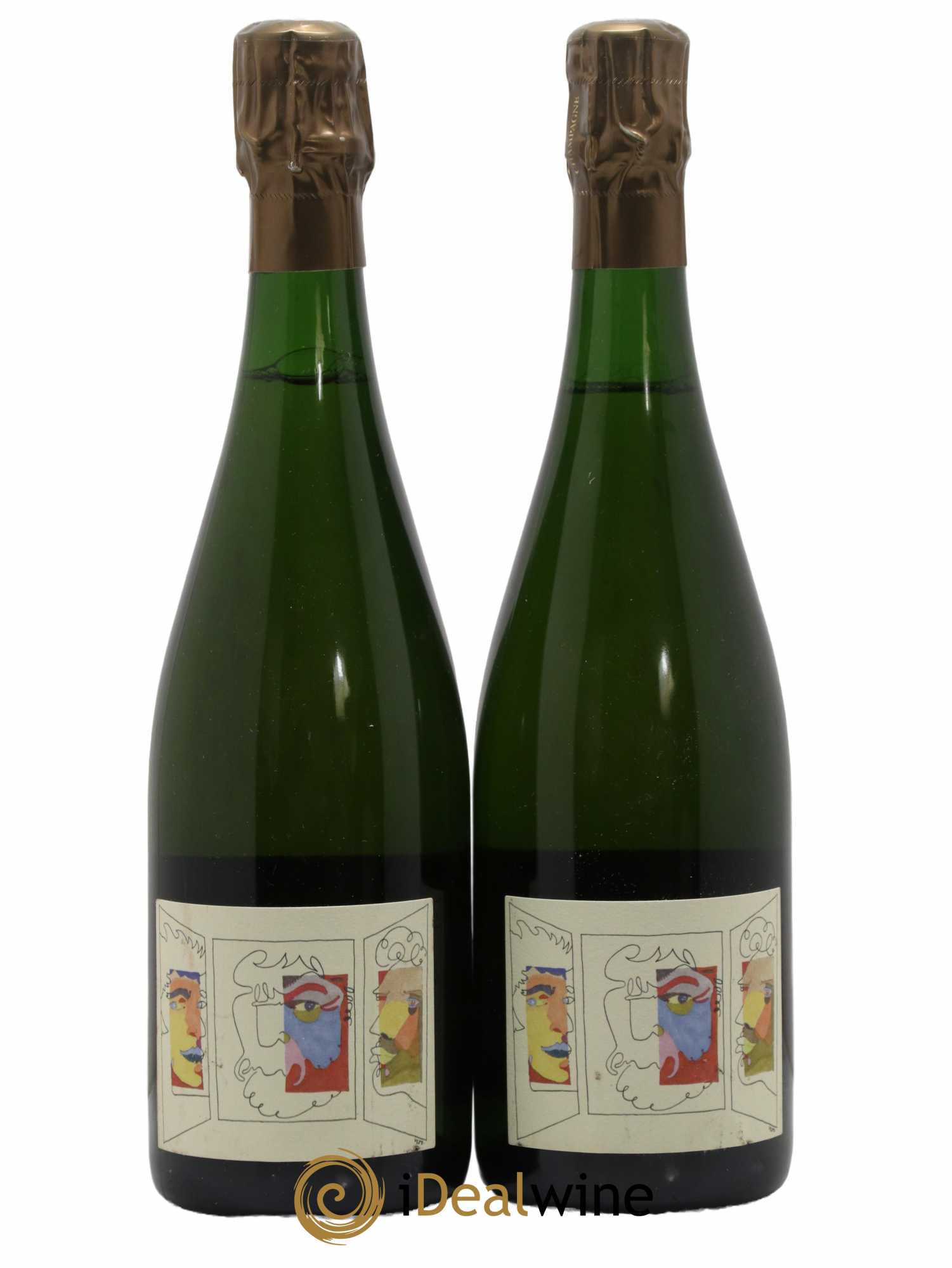 1er Cru Triptyque Brut Nature Stroebel - Lot of 2 bottles - 0