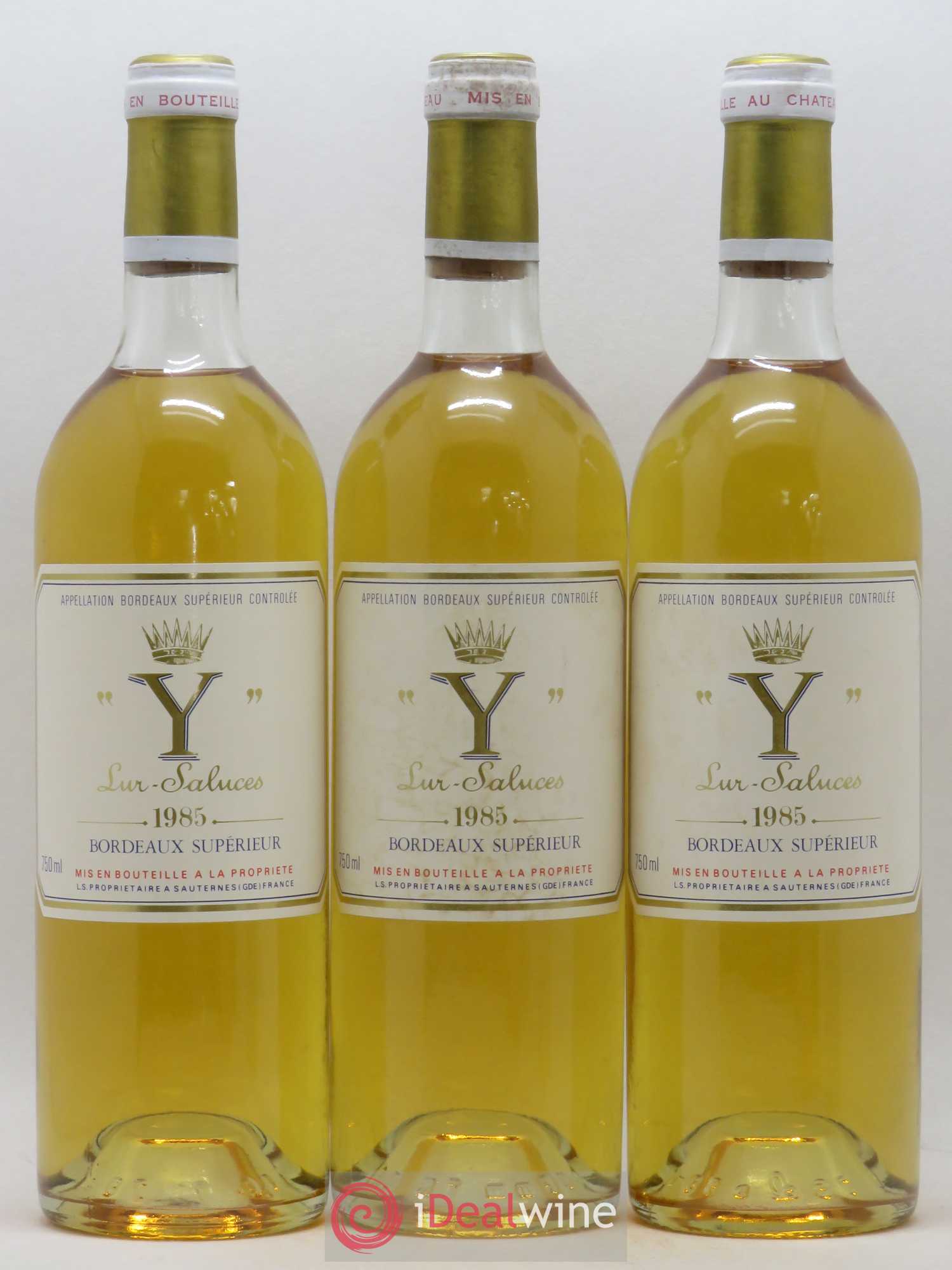 Y de Yquem 1985 - Lot of 3 bottles - 0