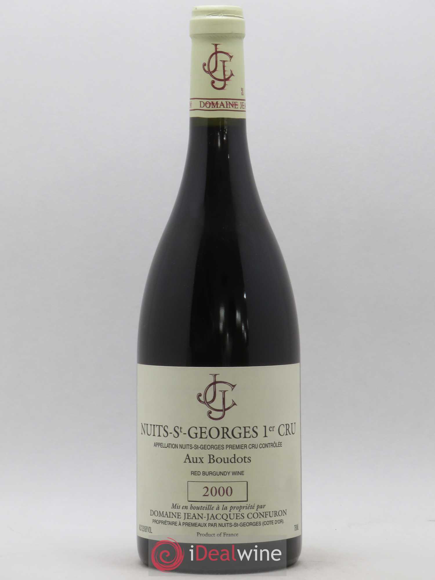 Nuits Saint-Georges 1er Cru Aux Boudots Jean-Jacques Confuron 2000 - Lot de 1 bouteille - 0