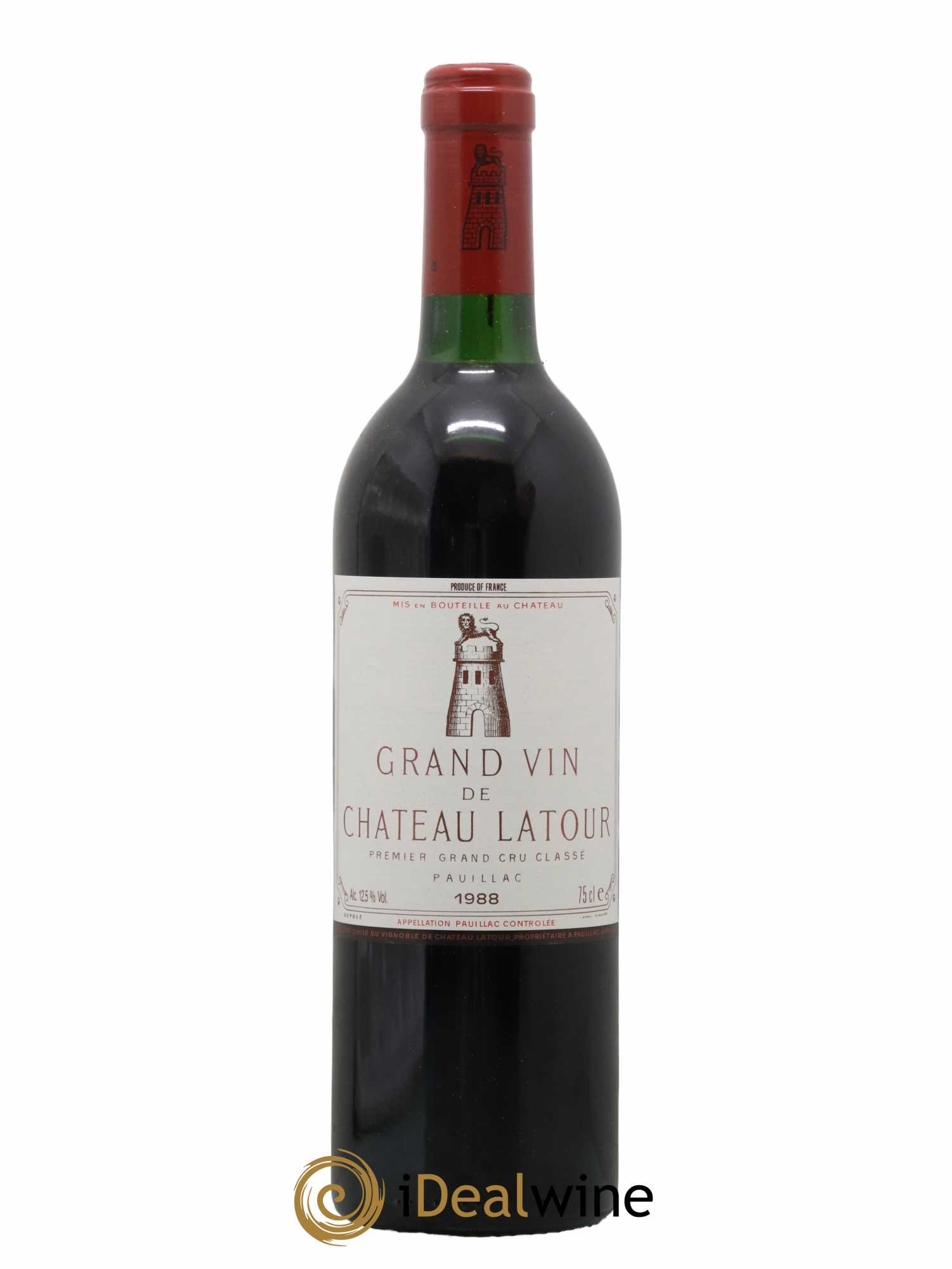 Château Latour 1er Grand Cru Classé 1988 - Lot de 1 bouteille - 0