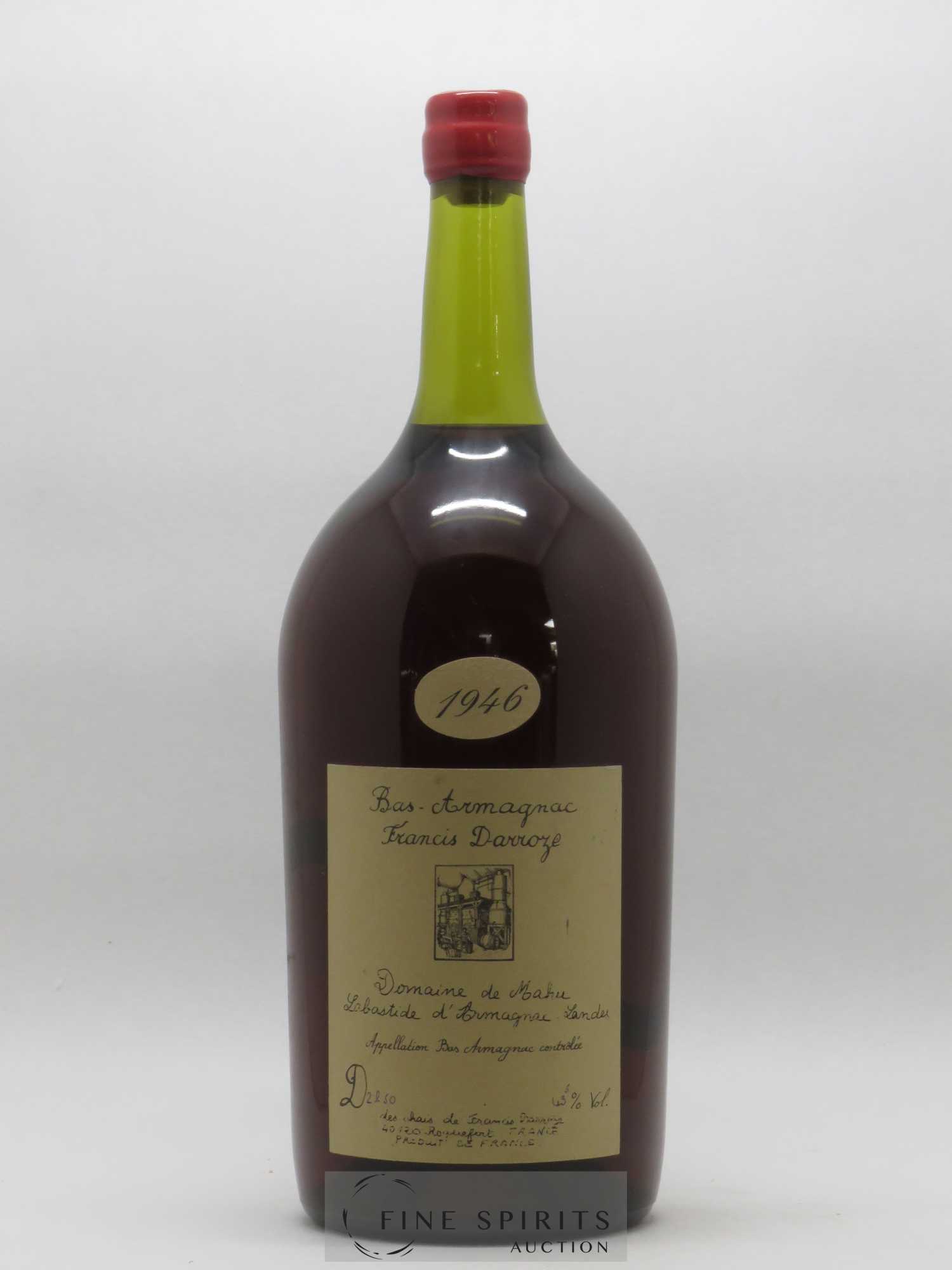 Francis Darroze 1946 Of. Domaine de Mahu mis en bouteille en 1998 - Posten von 1 Pot - 0