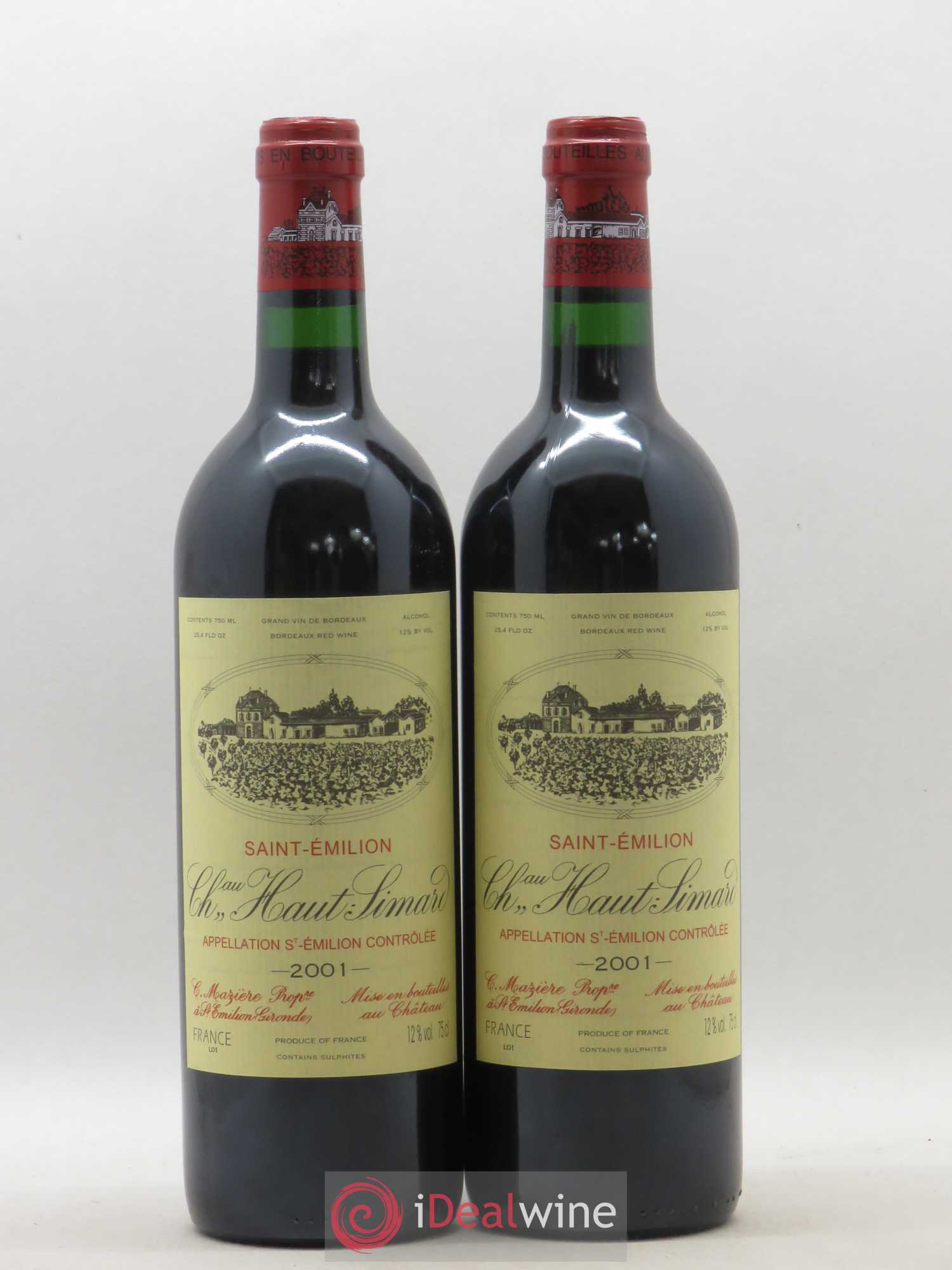 Château Haut-Simard 2000 - Lot of 2 bottles - 0