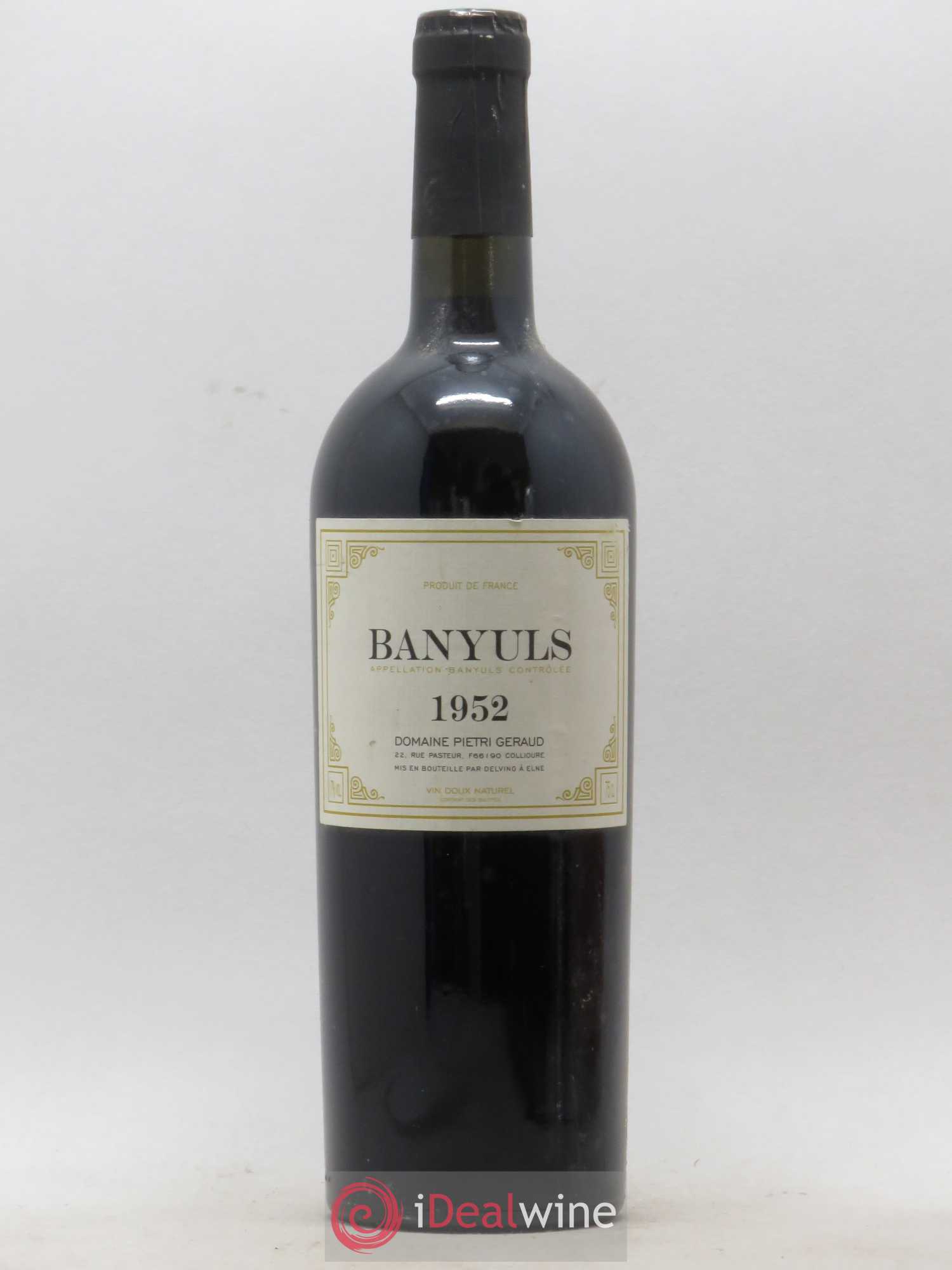 Banyuls Pietri Geraud (Domaine) 1952 - Lot de 1 bouteille - 0