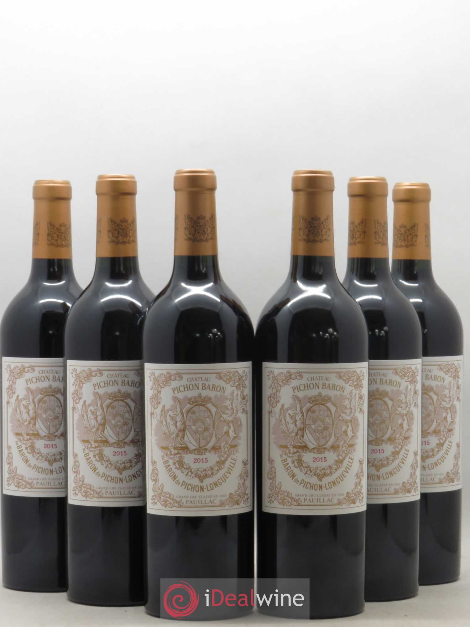 Pichon Longueville Baron 2ème Grand Cru Classé 2015 - Lot of 6 bottles - 0