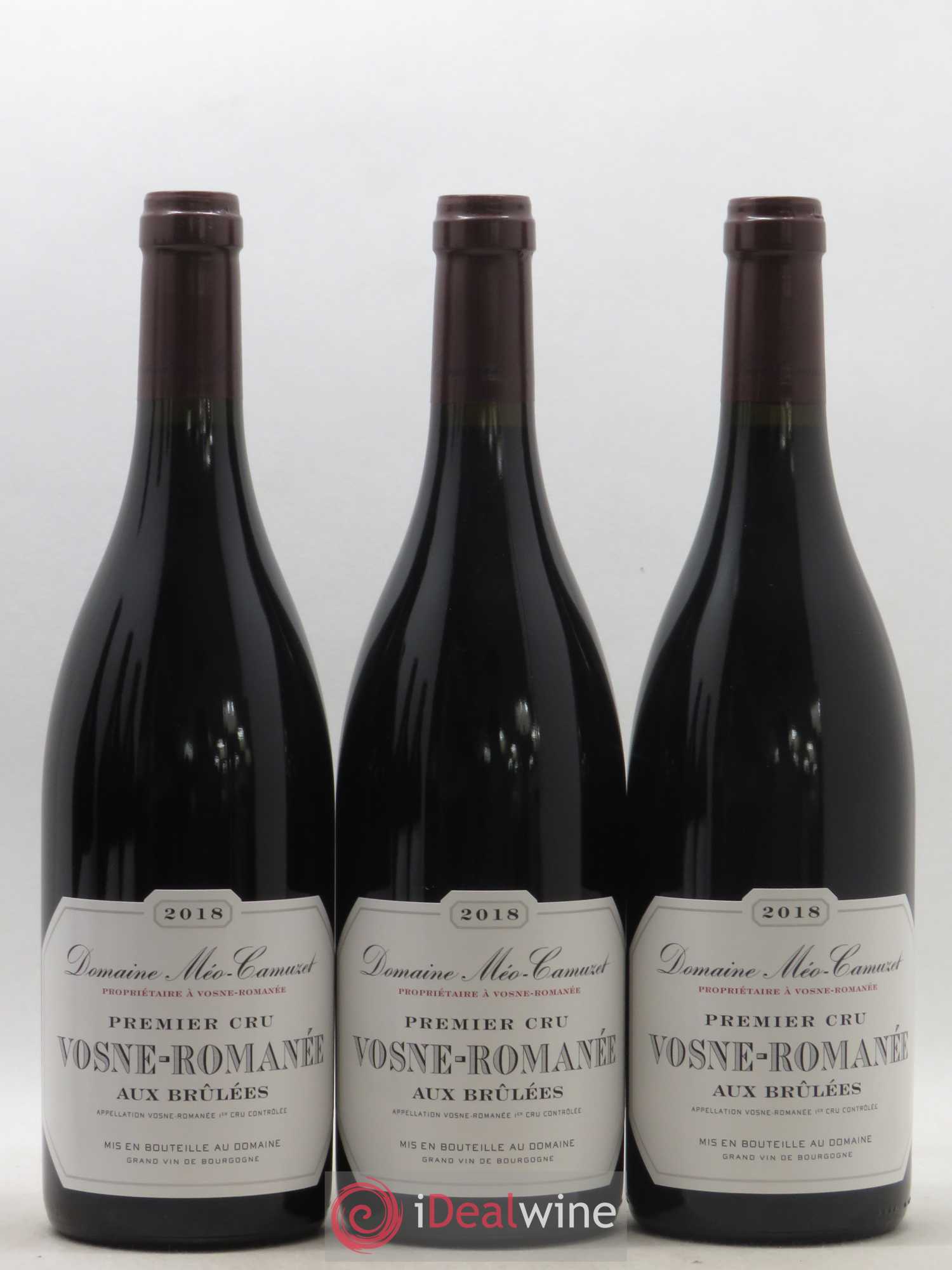 Vosne-Romanée 1er Cru Aux Brûlées Méo-Camuzet (Domaine) 2018 - Lot of 6 bottles - 1