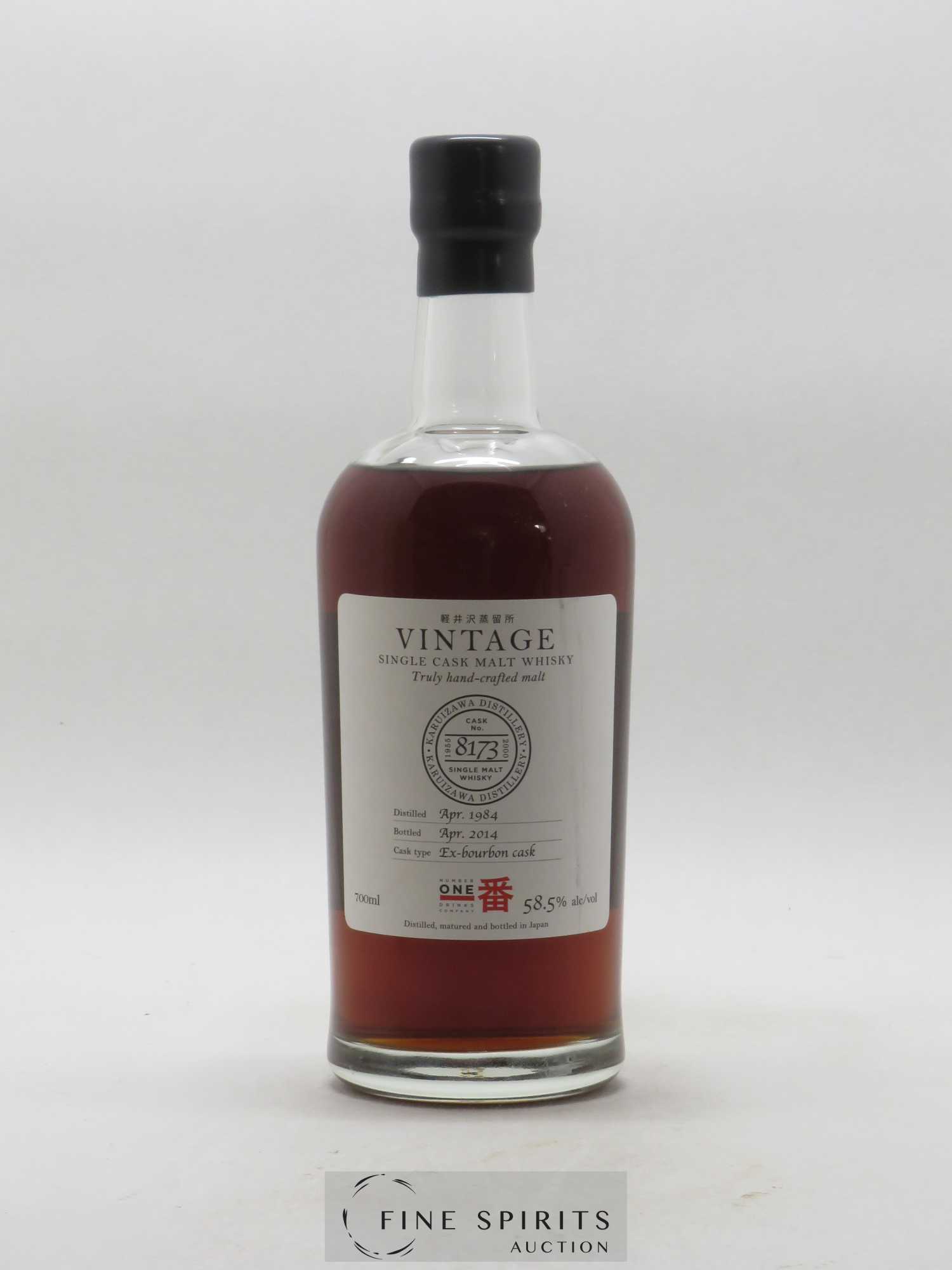 Karuizawa 1984 Number One Drinks Vintage Single Cask n°8173 - bottled 2014 Ex-Bourbon Cask - Lot of 1 bottle - 1