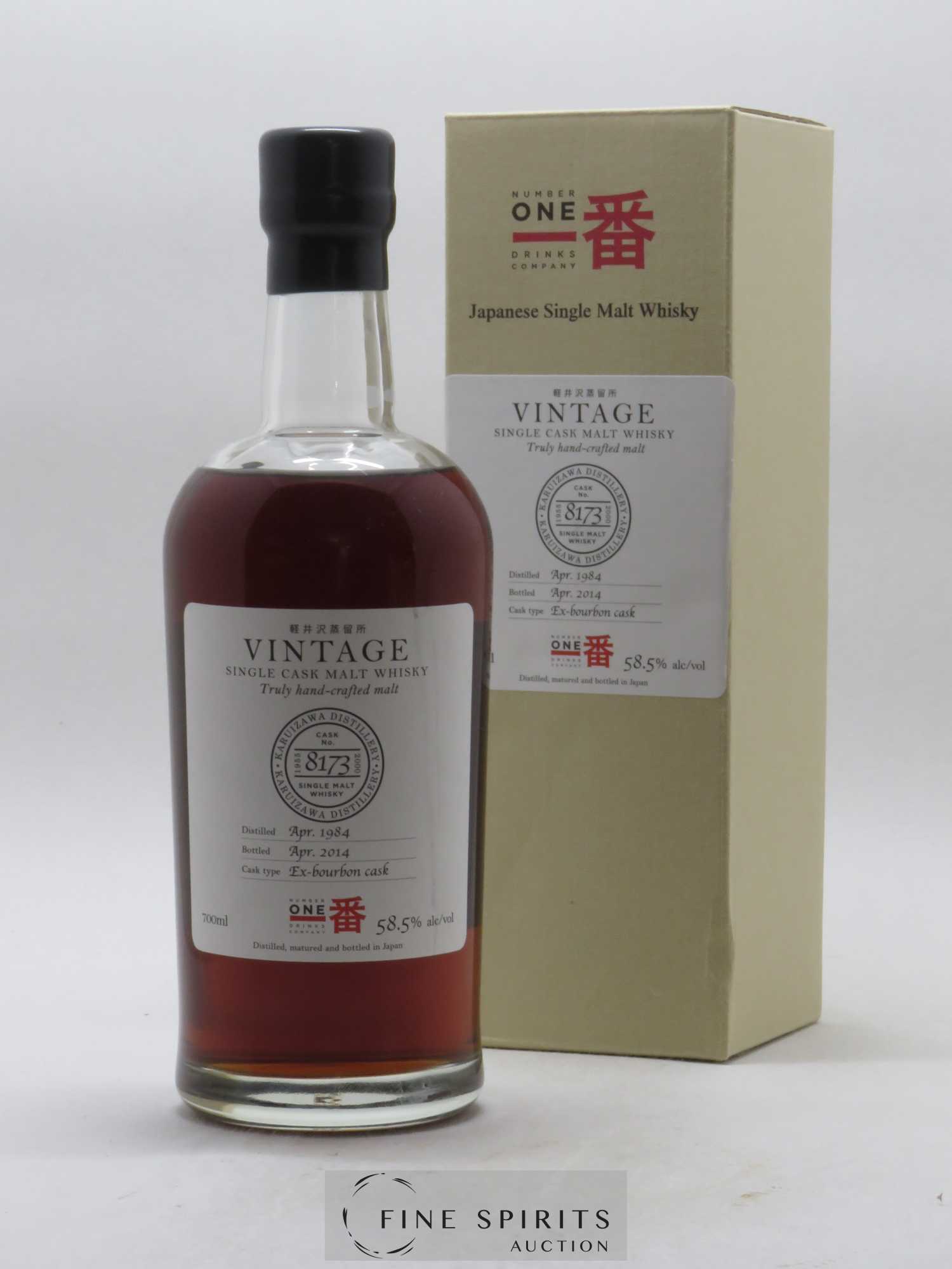 Karuizawa 1984 Number One Drinks Vintage Single Cask n°8173 - bottled 2014 Ex-Bourbon Cask - Lot of 1 bottle - 0