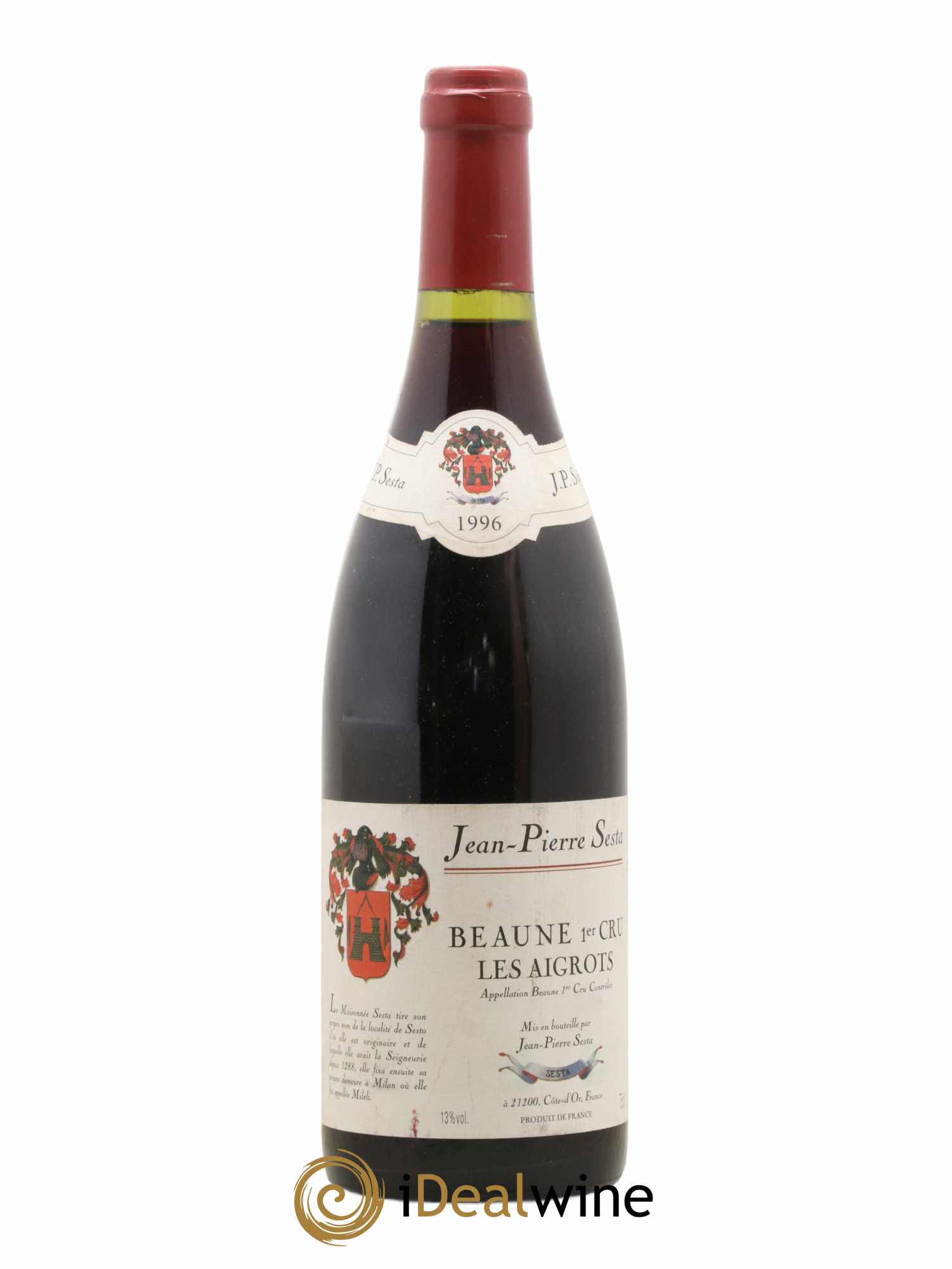 Beaune 1er Cru Les Aigrots Jp Sesta 1996 - Lot of 1 bottle - 0