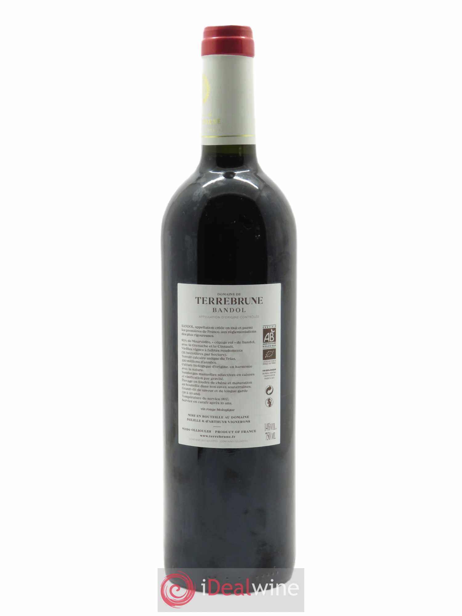 Bandol Terrebrune (Domaine de) 2015 - Lot de 1 bouteille - 1