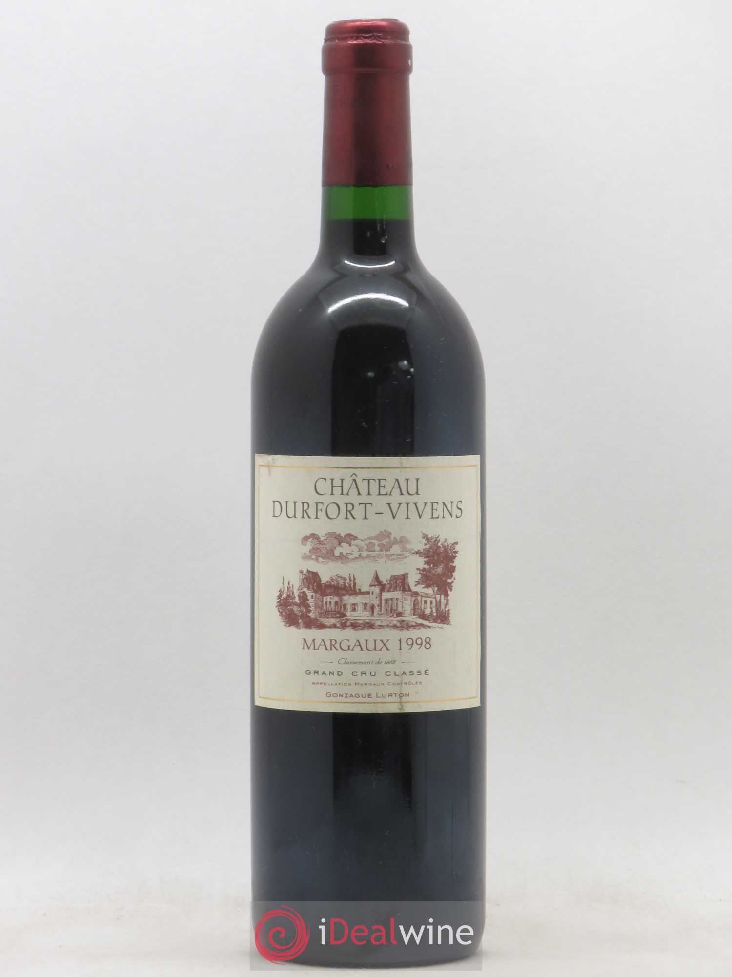 Château Durfort Vivens 2ème Grand Cru Classé 1998 - Lot of 1 bottle - 0