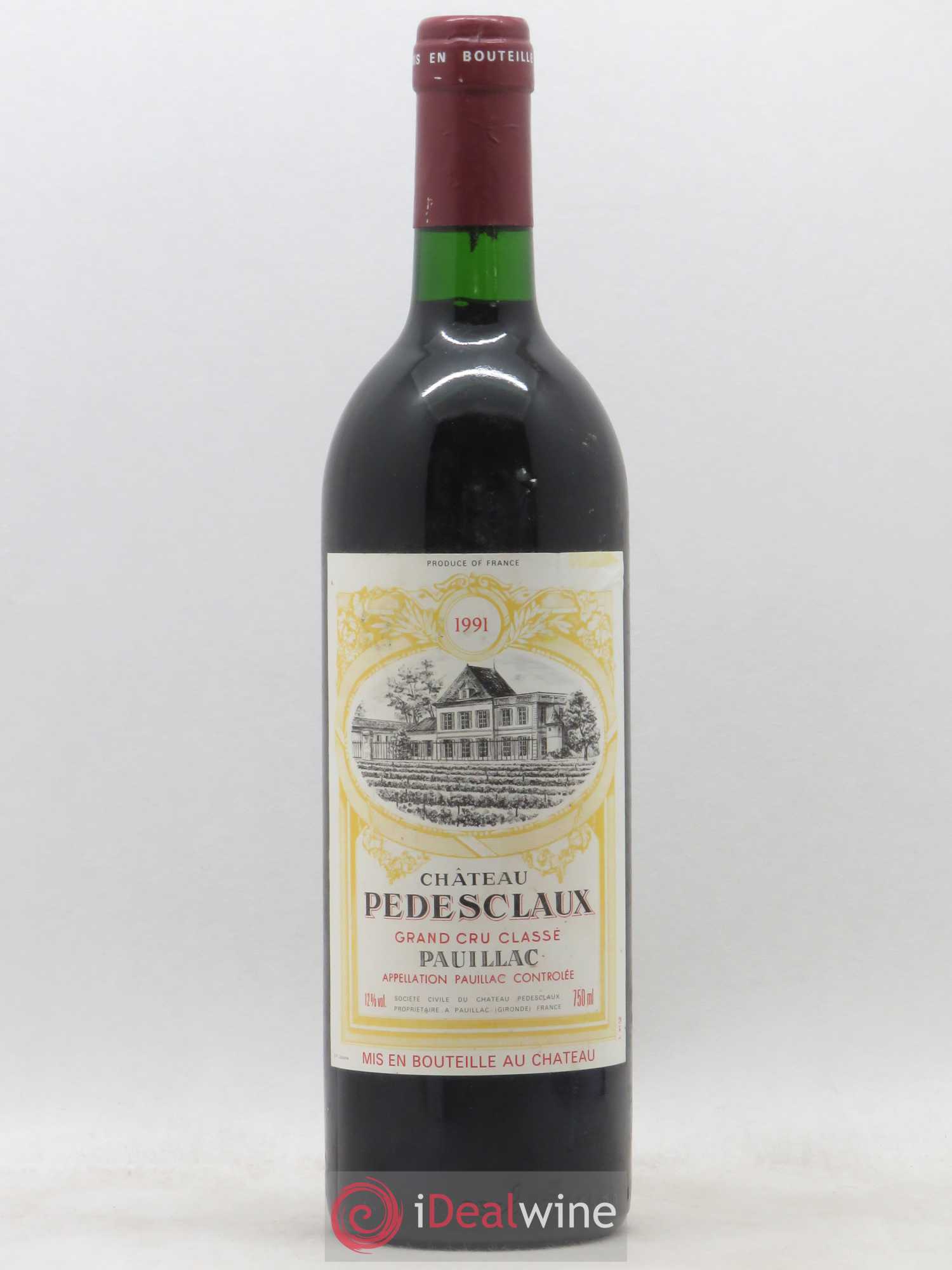 Pauillac Château Pédesclaux 1991 - Lot of 1 bottle - 0