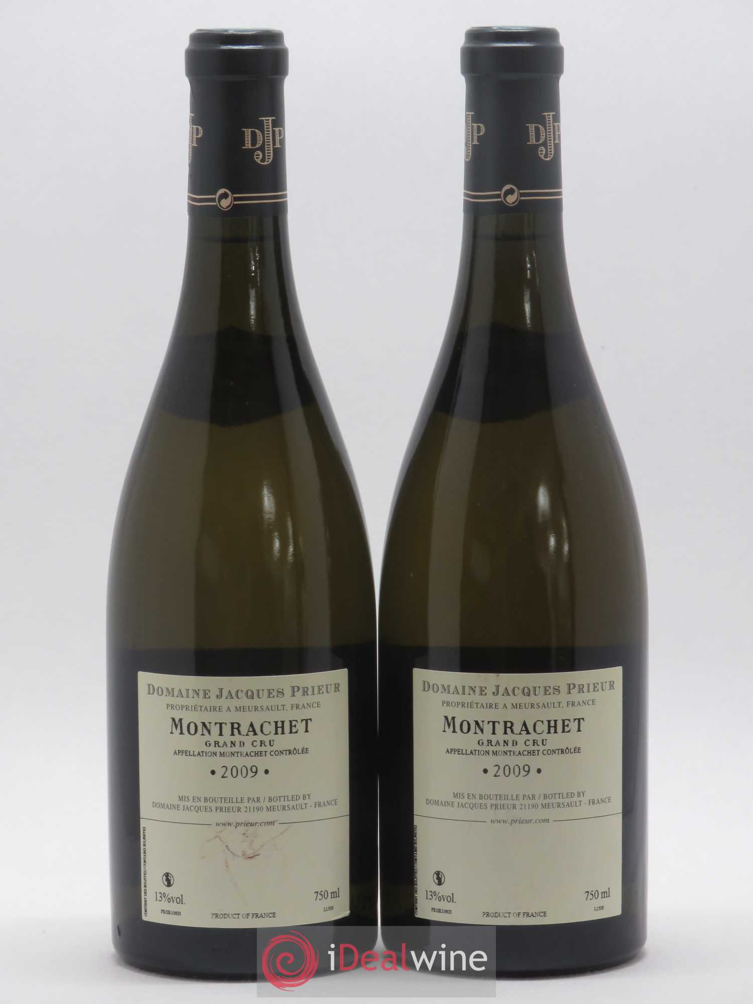 Montrachet Grand Cru Jacques Prieur (Domaine)  (sans prix de réserve) 2009 - Lot de 2 bouteilles - 1