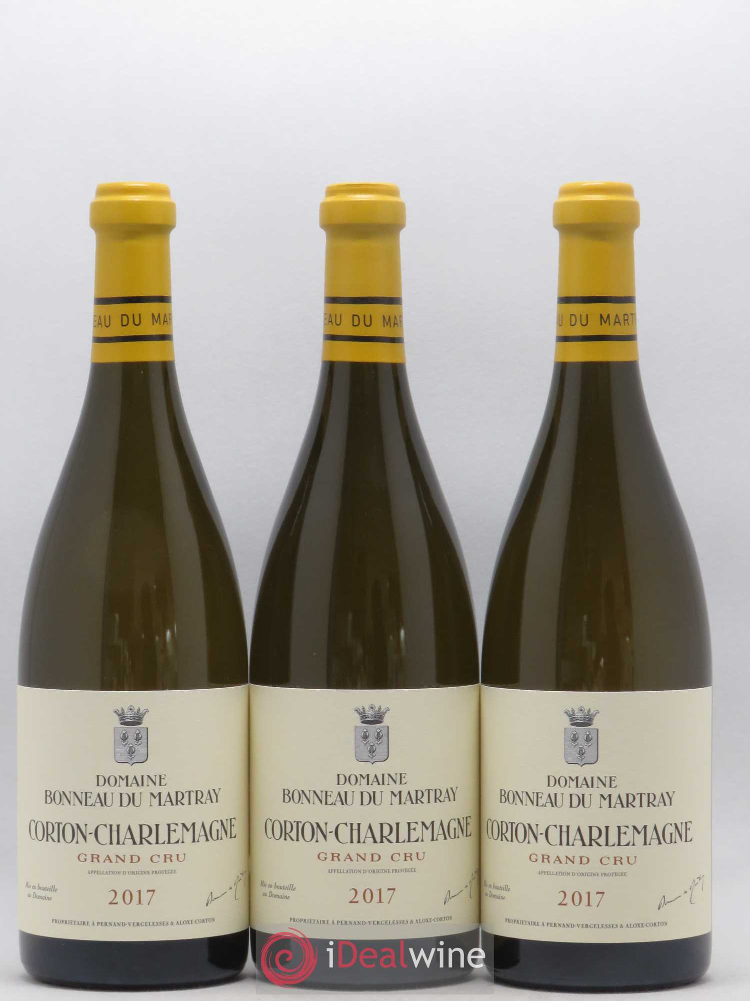 Corton-Charlemagne Grand Cru Bonneau du Martray (Domaine)  (sans prix de réserve) 2017 - Lot de 3 bouteilles - 0