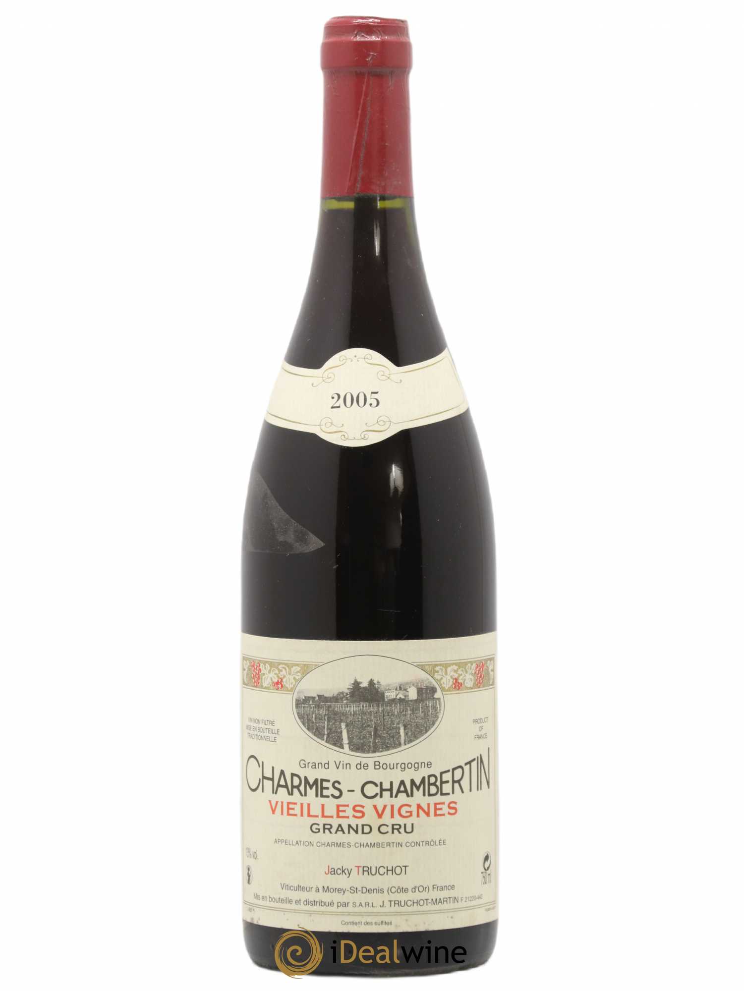 Charmes-Chambertin Grand Cru Vieilles Vignes Jacky Truchot 2005 - Lot of 1 bottle - 0