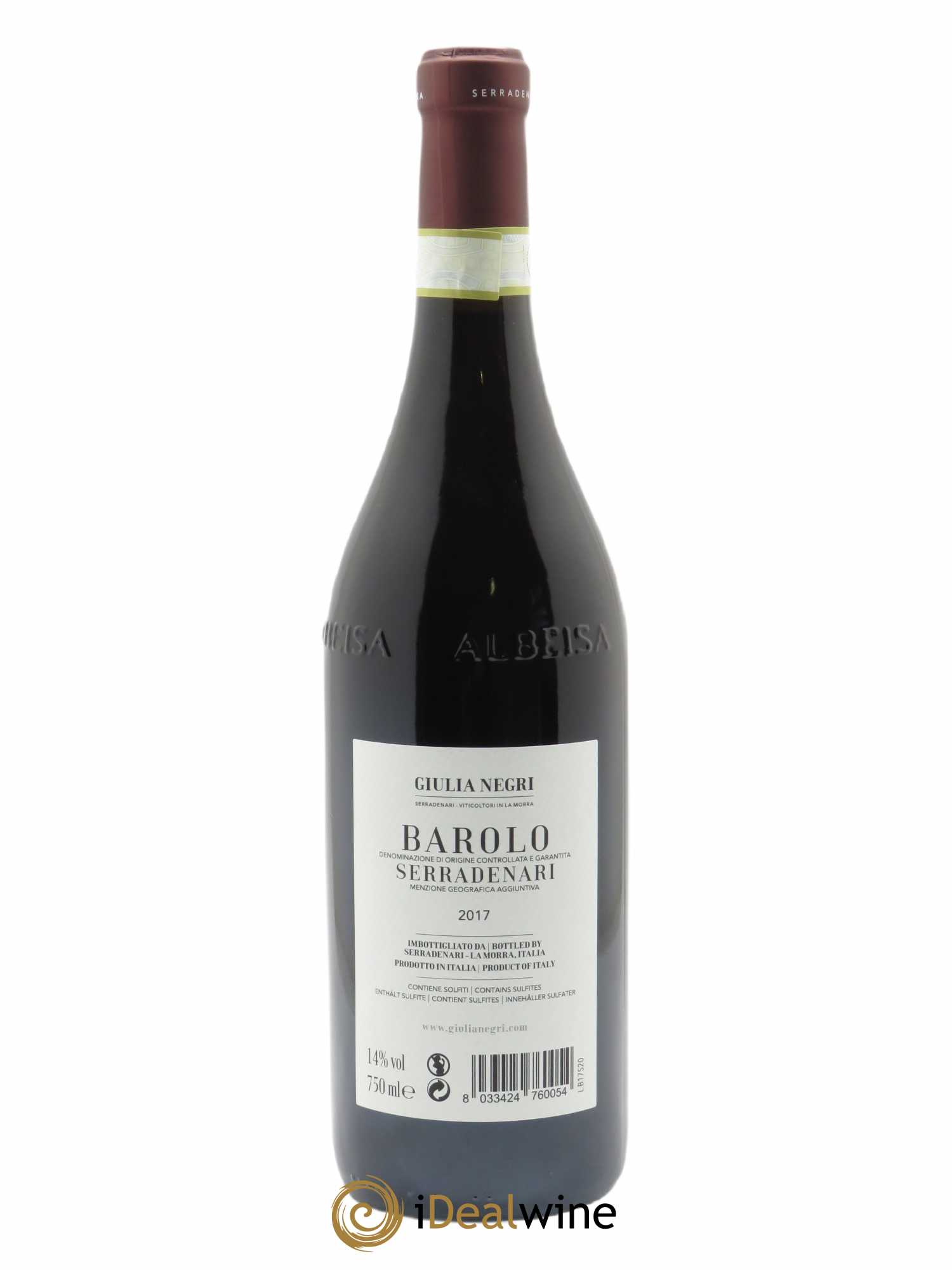 Barolo DOCG Giulia Negri Serradenari 2017 - Lot de 1 bouteille - 1