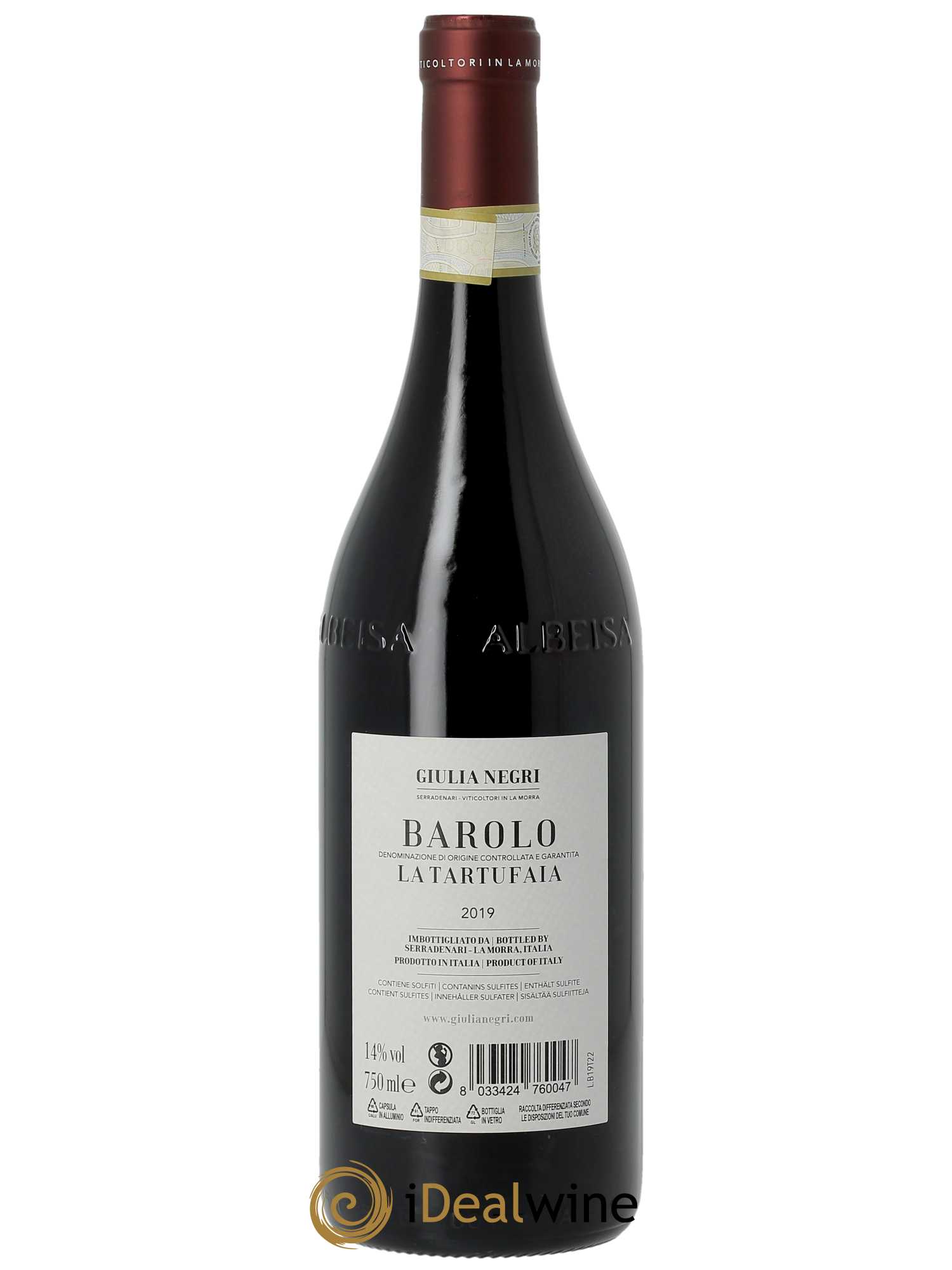 Barolo DOCG Giulia Negri La Tartufaia 2019 - Lot de 1 bouteille - 1