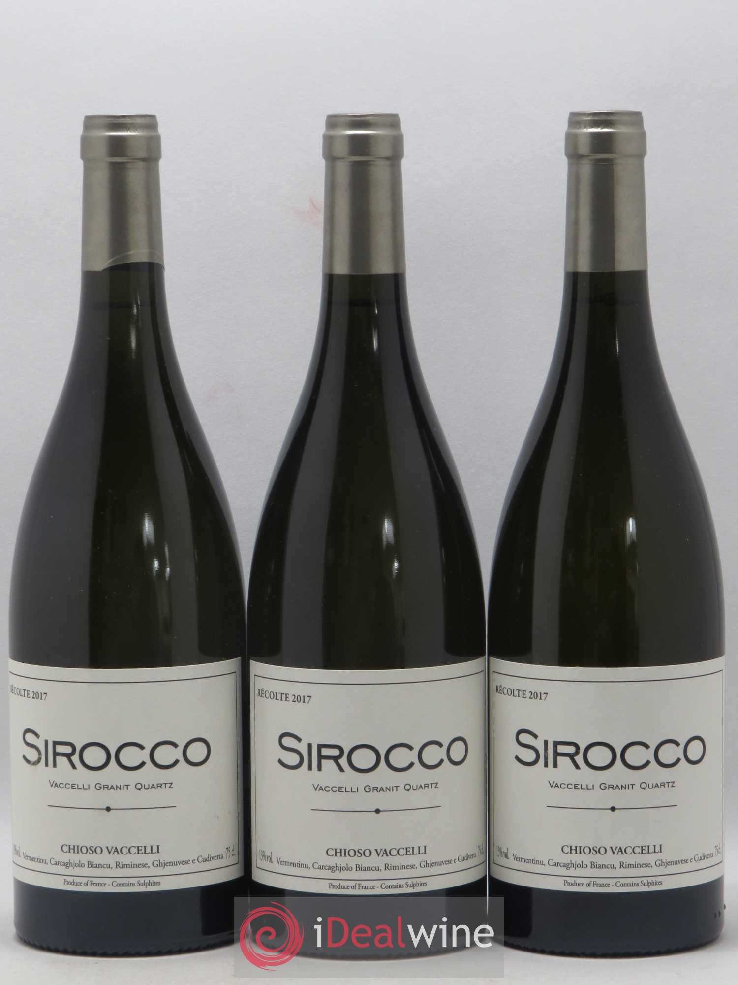 Ajaccio Sirocco Vaccelli 2017 - Lot de 3 bouteilles - 0