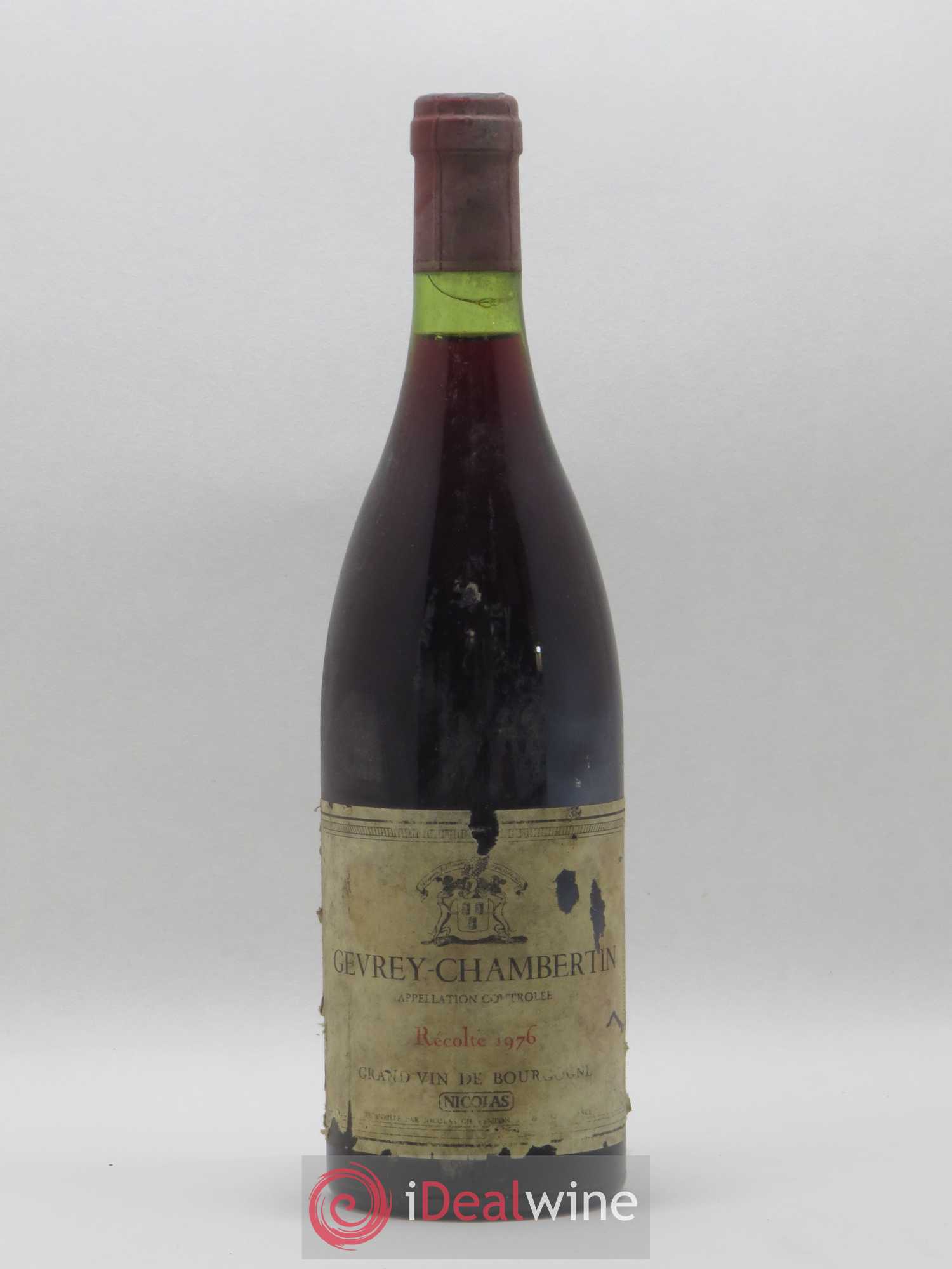 Gevrey-Chambertin Nicolas 1976 - Lot de 1 bouteille - 0