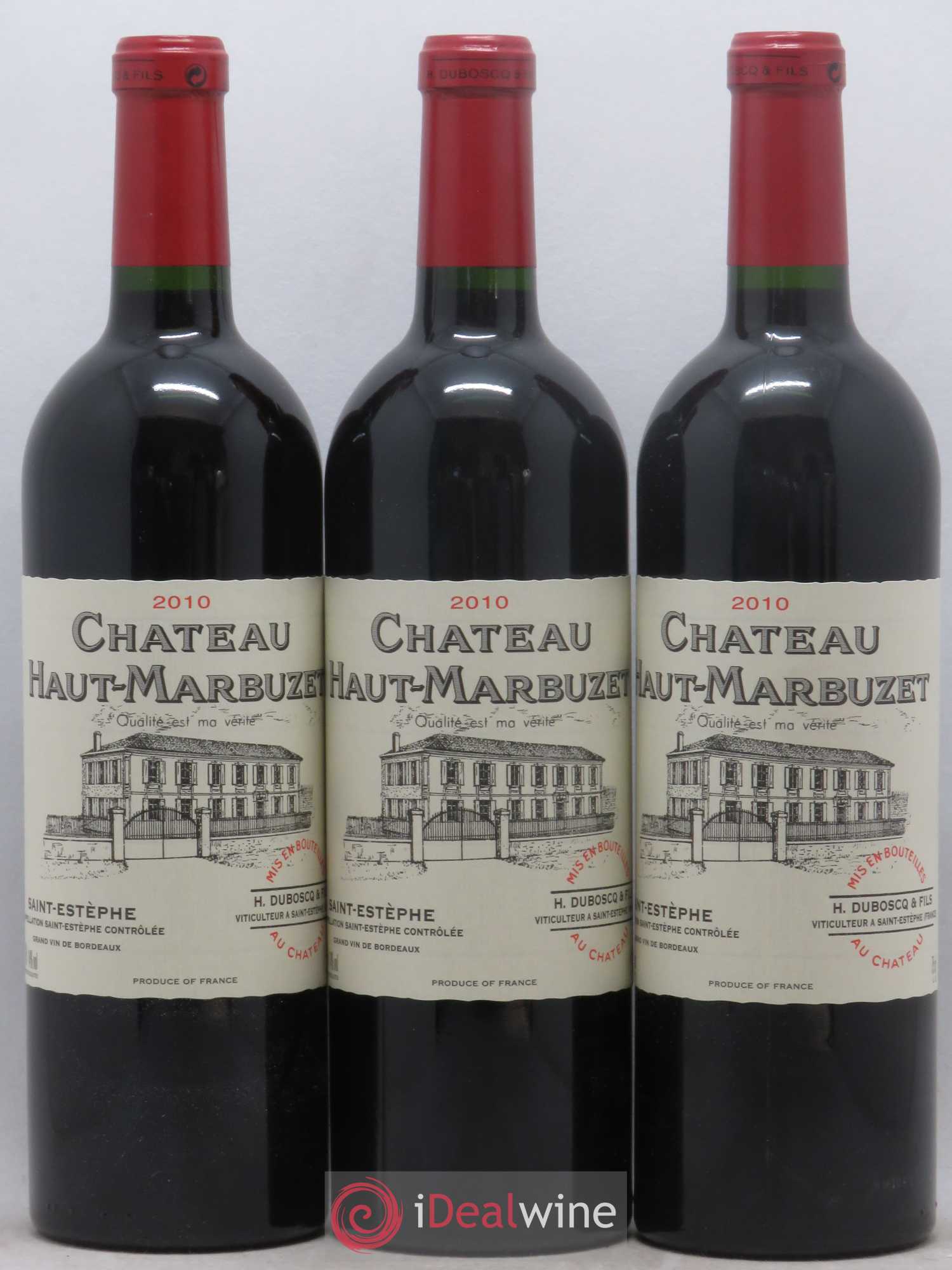 Château Haut Marbuzet 2010 - Lot of 12 bottles - 3