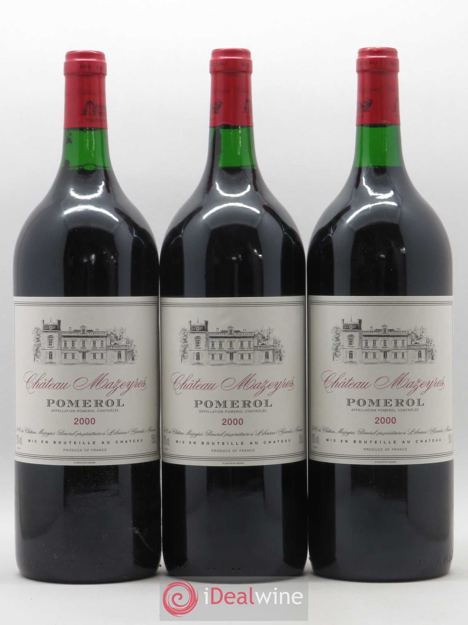 Château Mazeyres 2000 - Lot de 6 magnums - 2