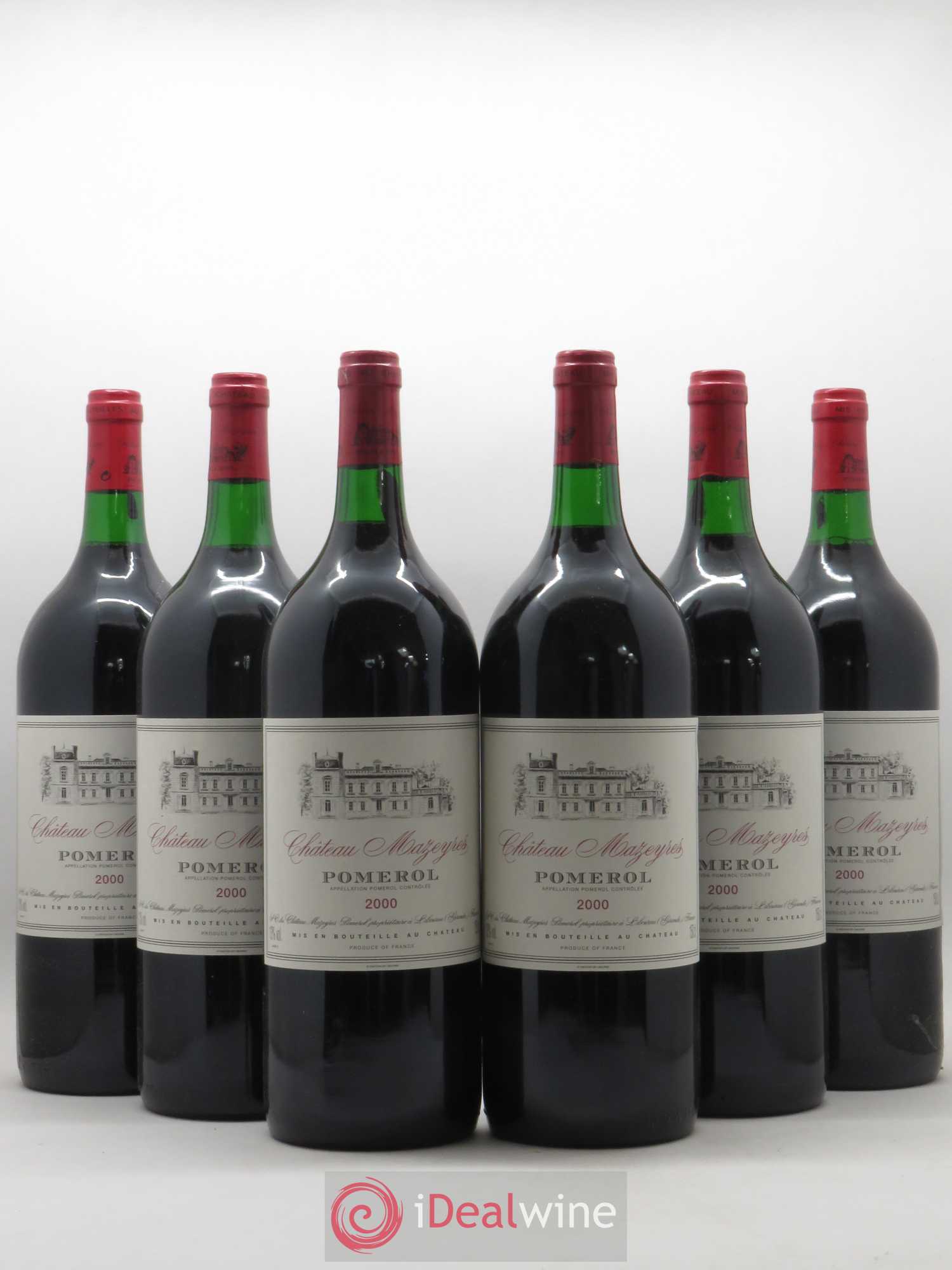 Château Mazeyres 2000 - Lot de 6 magnums - 0