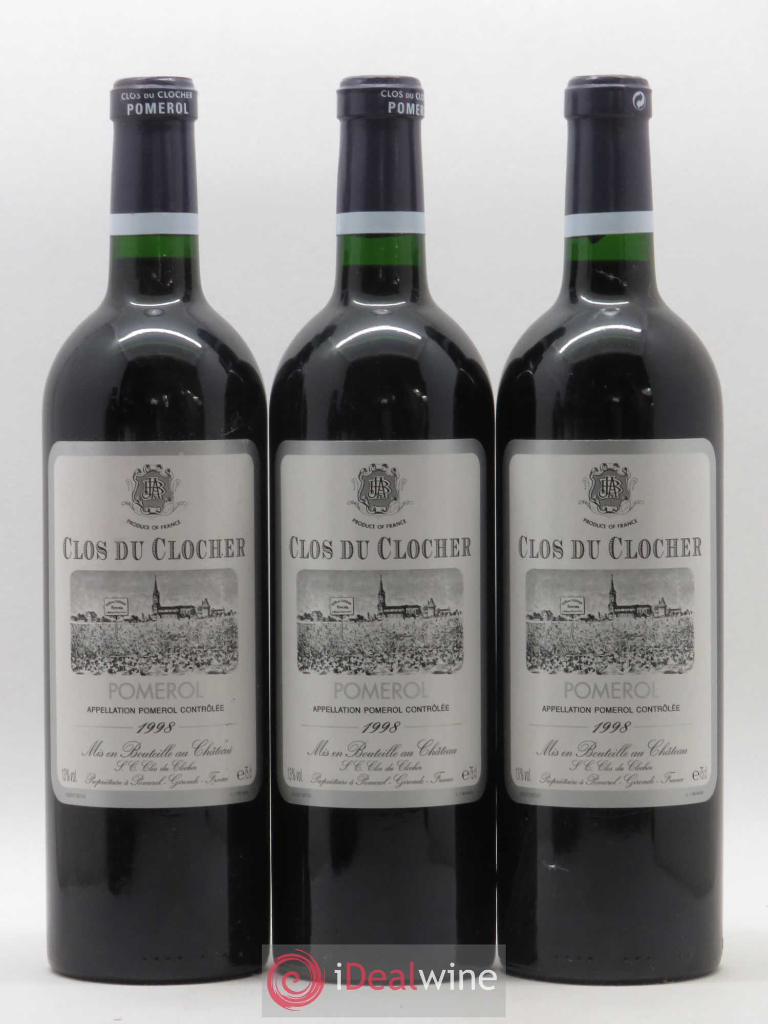 Clos du Clocher 1998 - Lot de 6 bouteilles - 2