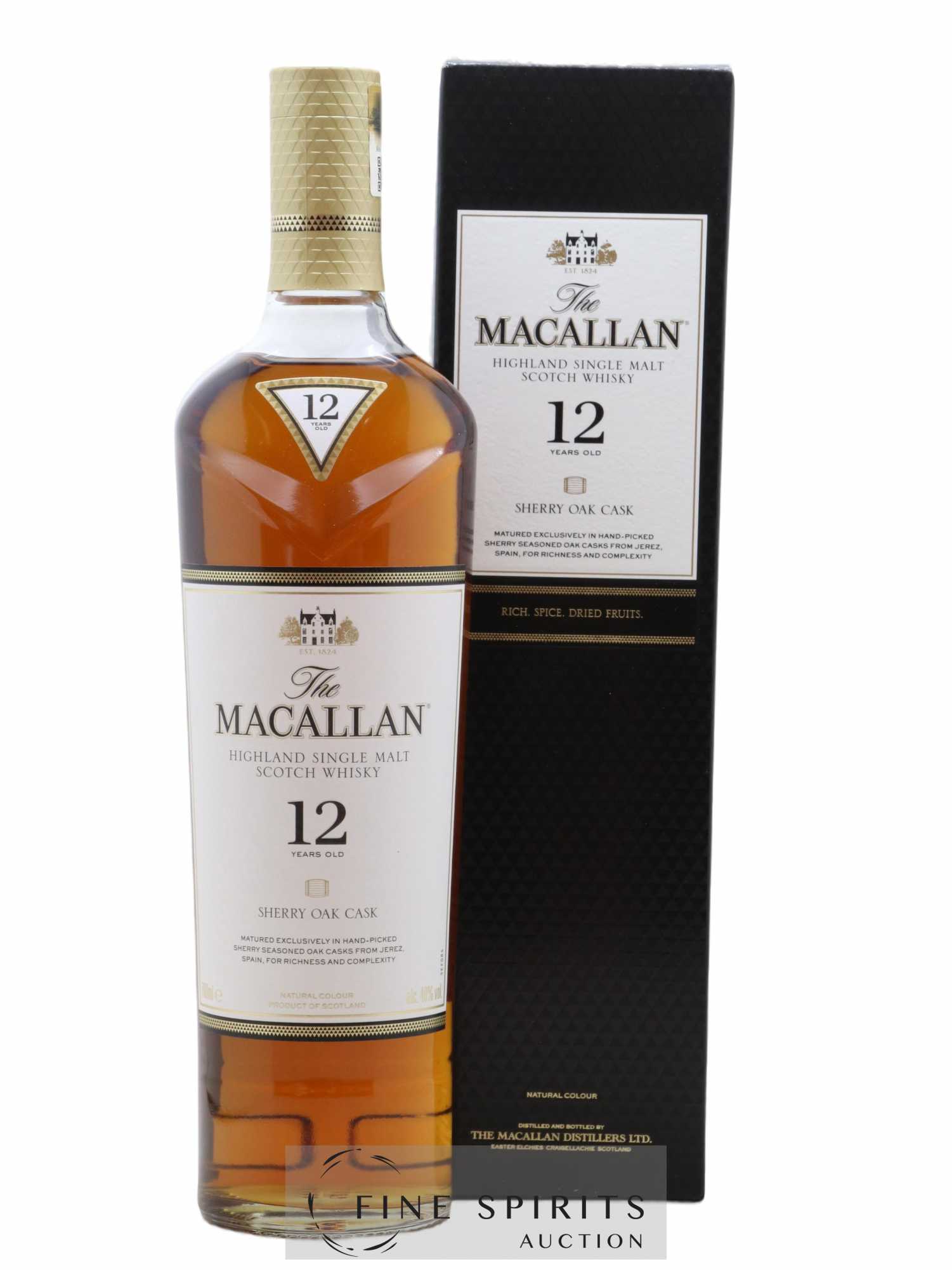 Macallan (The) 12 years Of. Sherry Oak Cask - Lotto di 1 bottiglia - 0