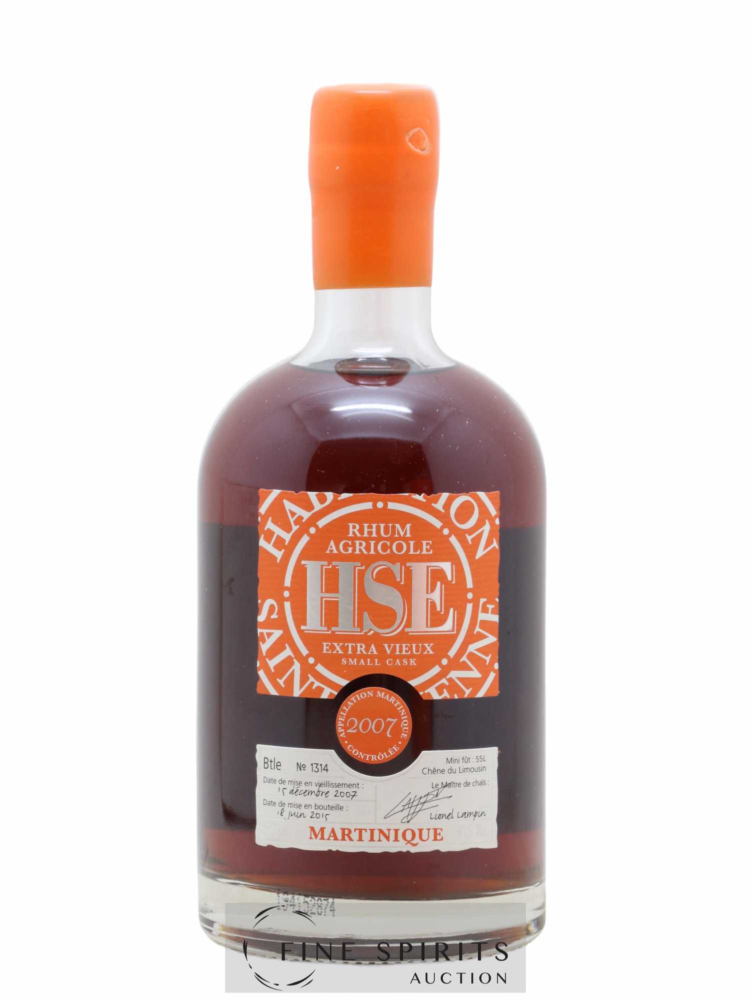 HSE 2007 Of. Small Cask Chêne du Limousin - bottled 2015 - Lot de 1 bouteille - 1