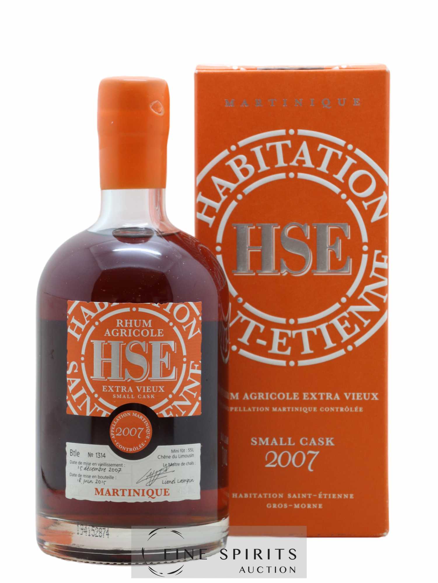 HSE 2007 Of. Small Cask Chêne du Limousin - bottled 2015 - Lot de 1 bouteille - 0