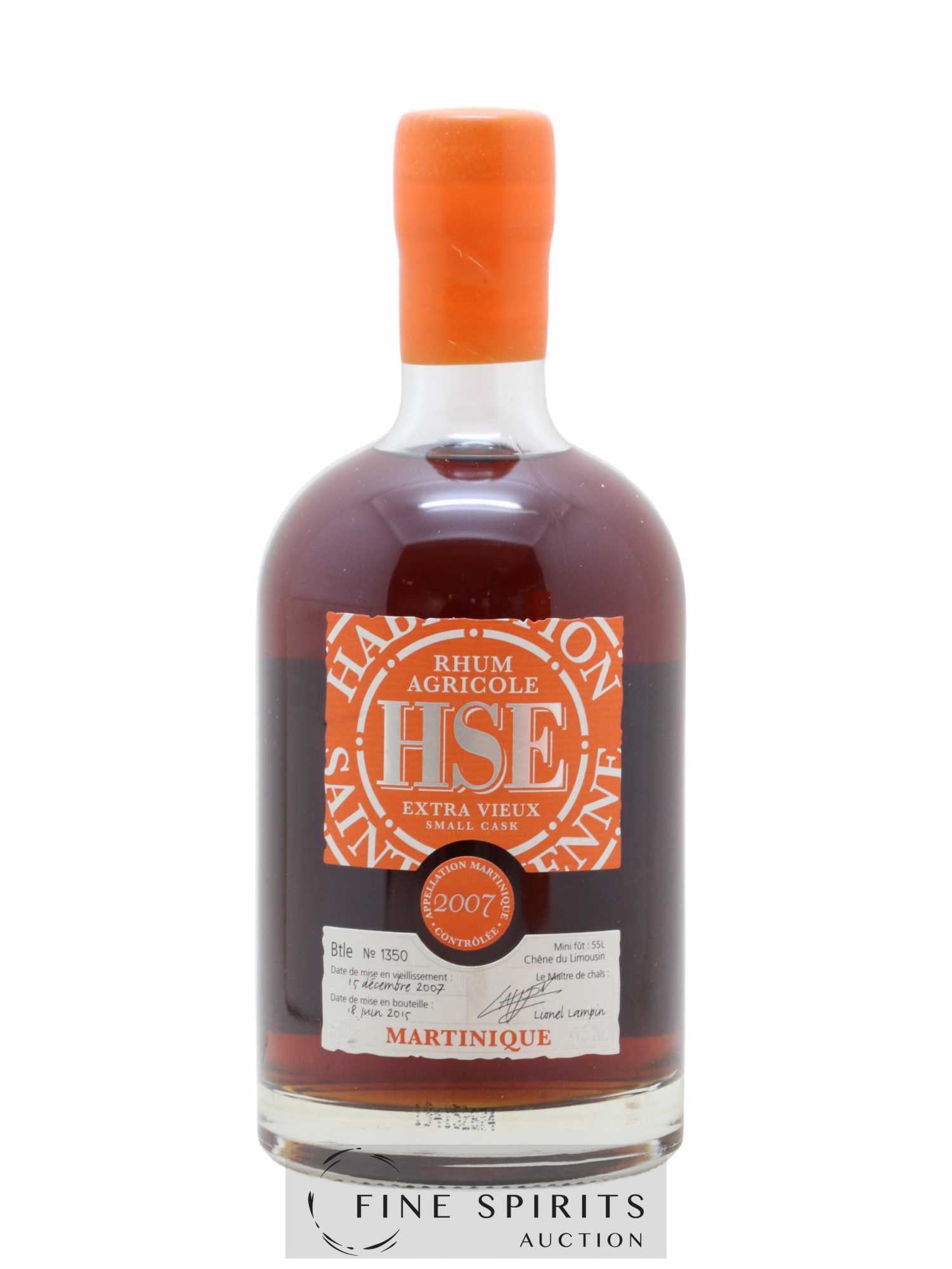 HSE 2007 Of. Small Cask Chêne du Limousin - bottled 2015 - Lot de 1 bouteille - 1